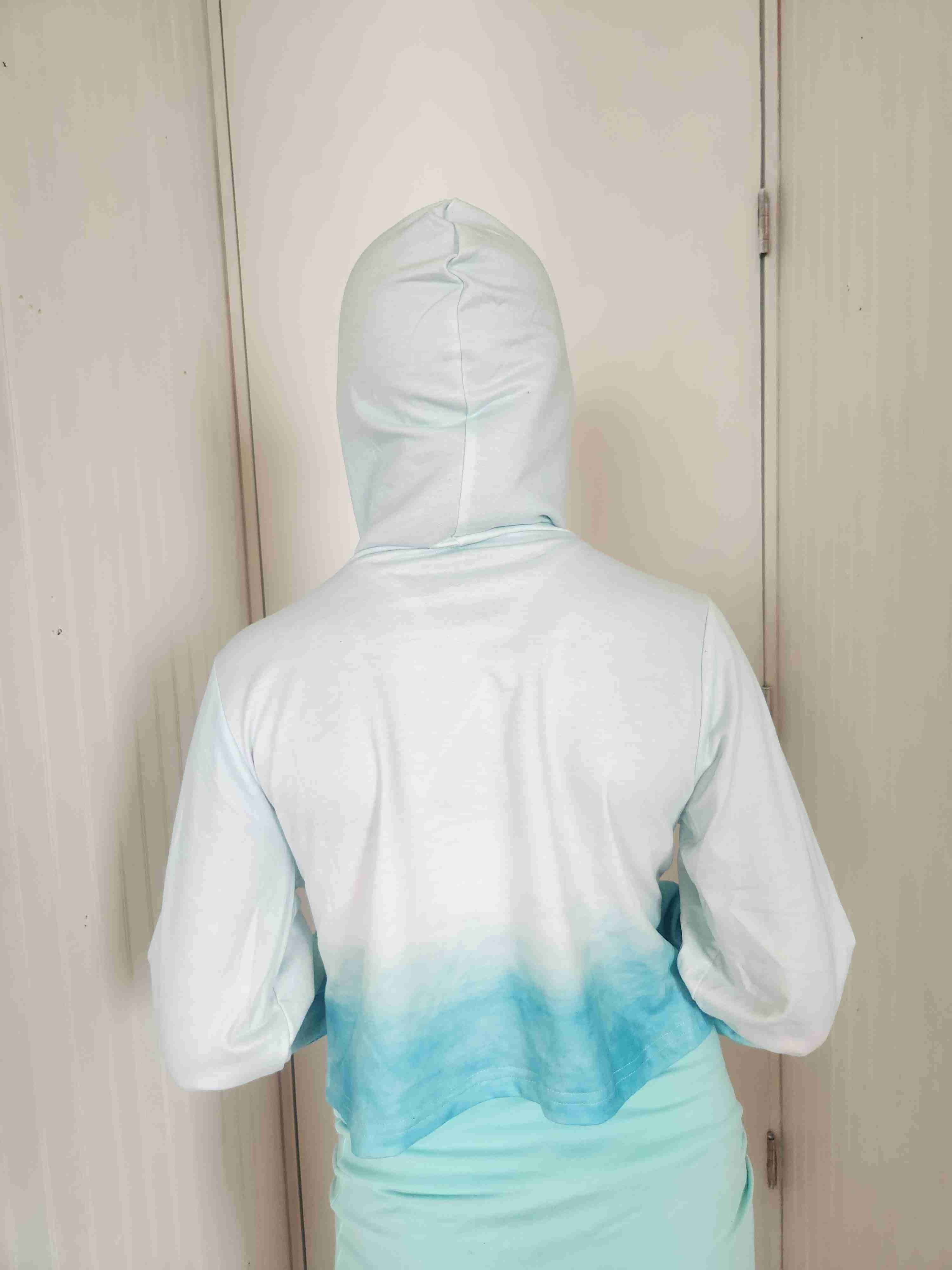 Polerón con capucha 'Love' celeste - miniatura 2