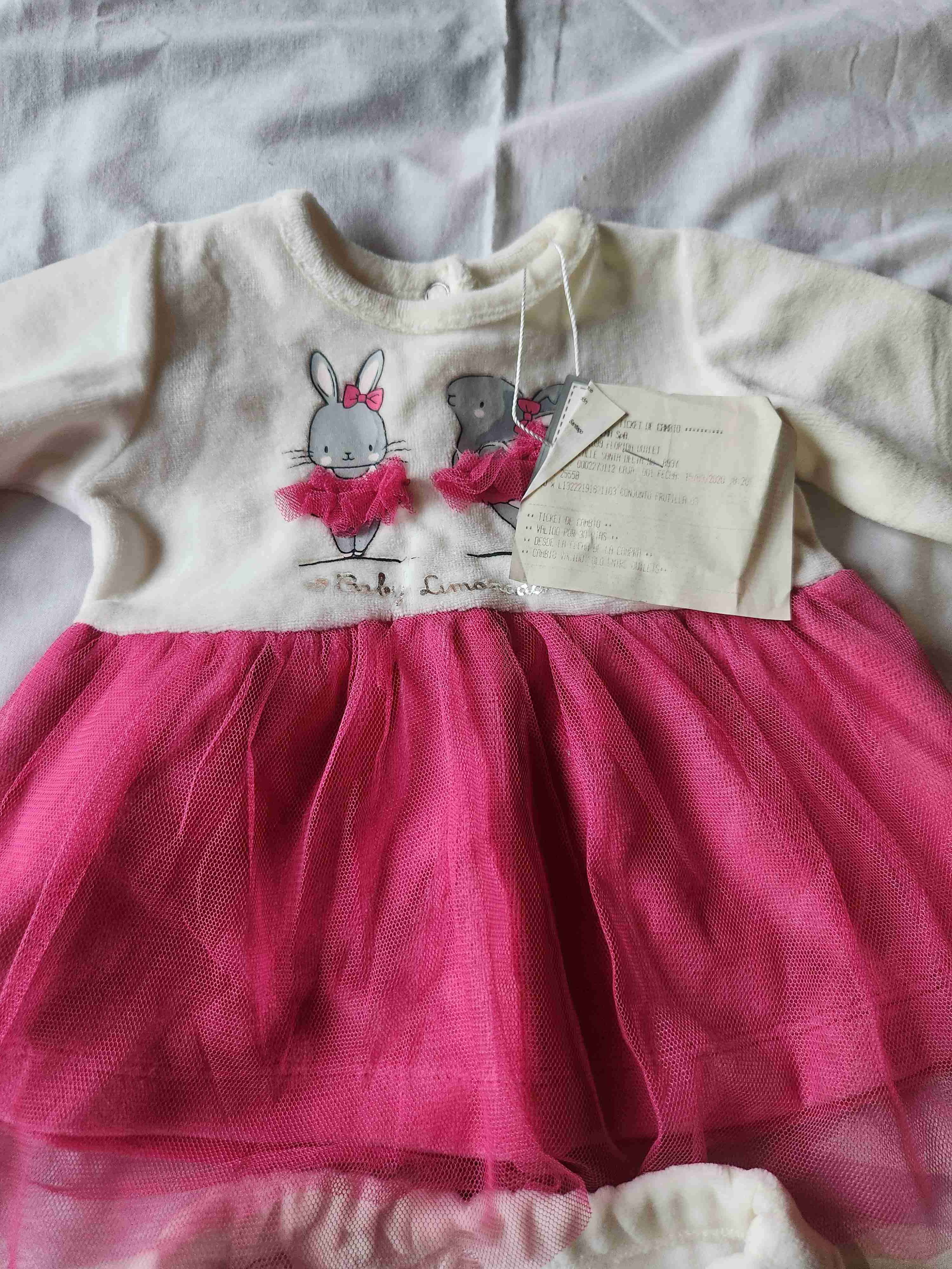 Conjunto de bebé con tutu rosa - miniatura 2