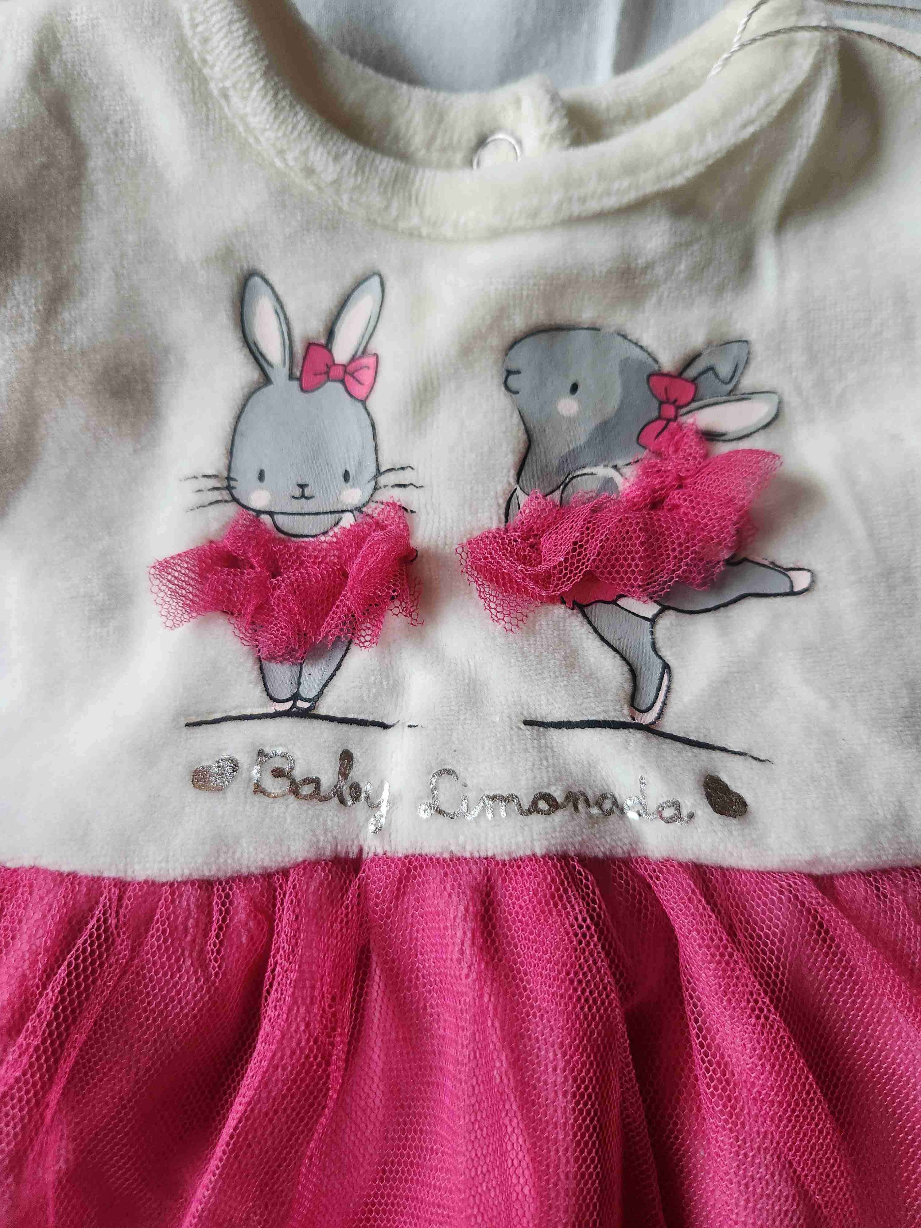 Conjunto de bebé con tutu rosa - miniatura 3