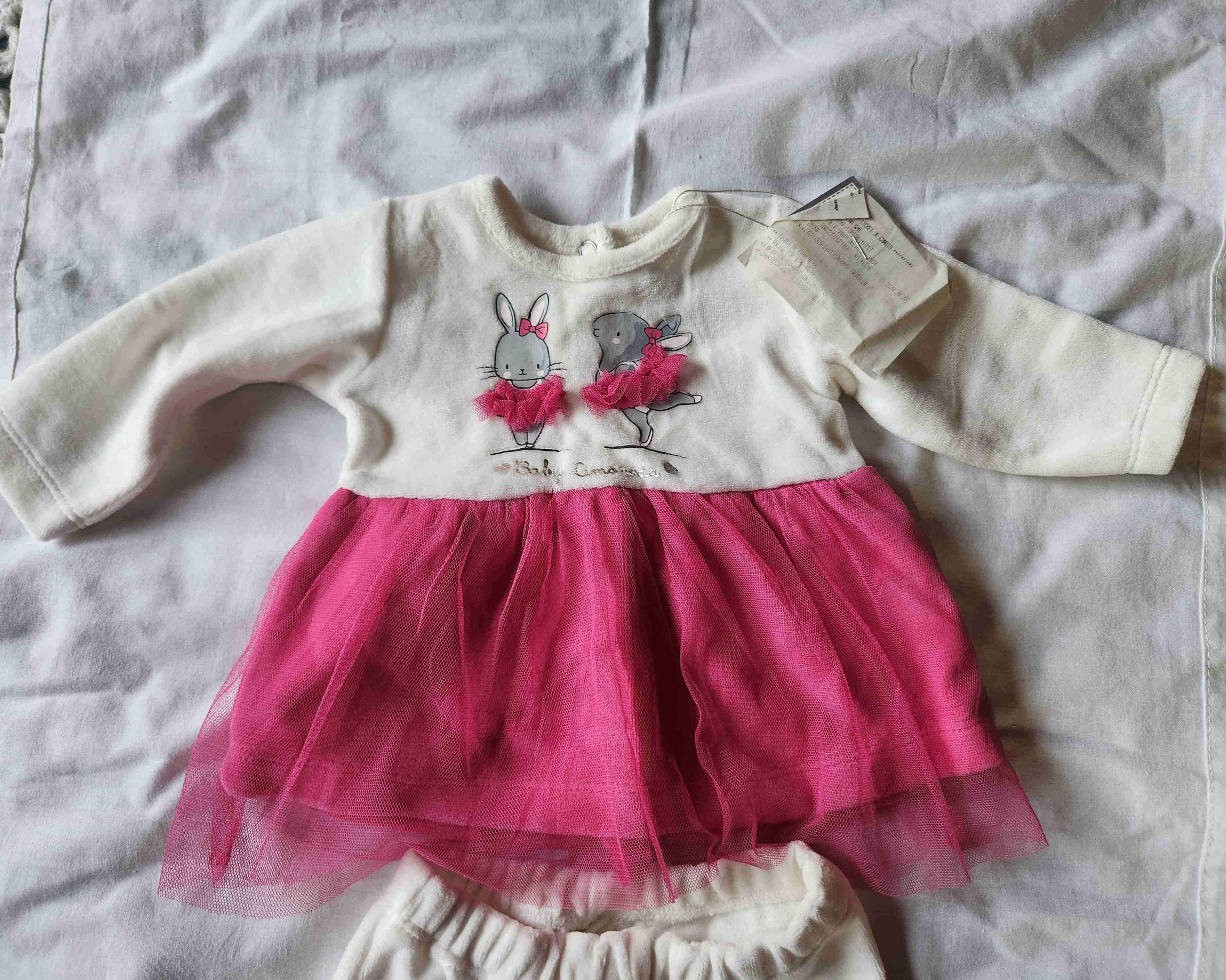 Conjunto de bebé con tutu rosa - miniatura 4