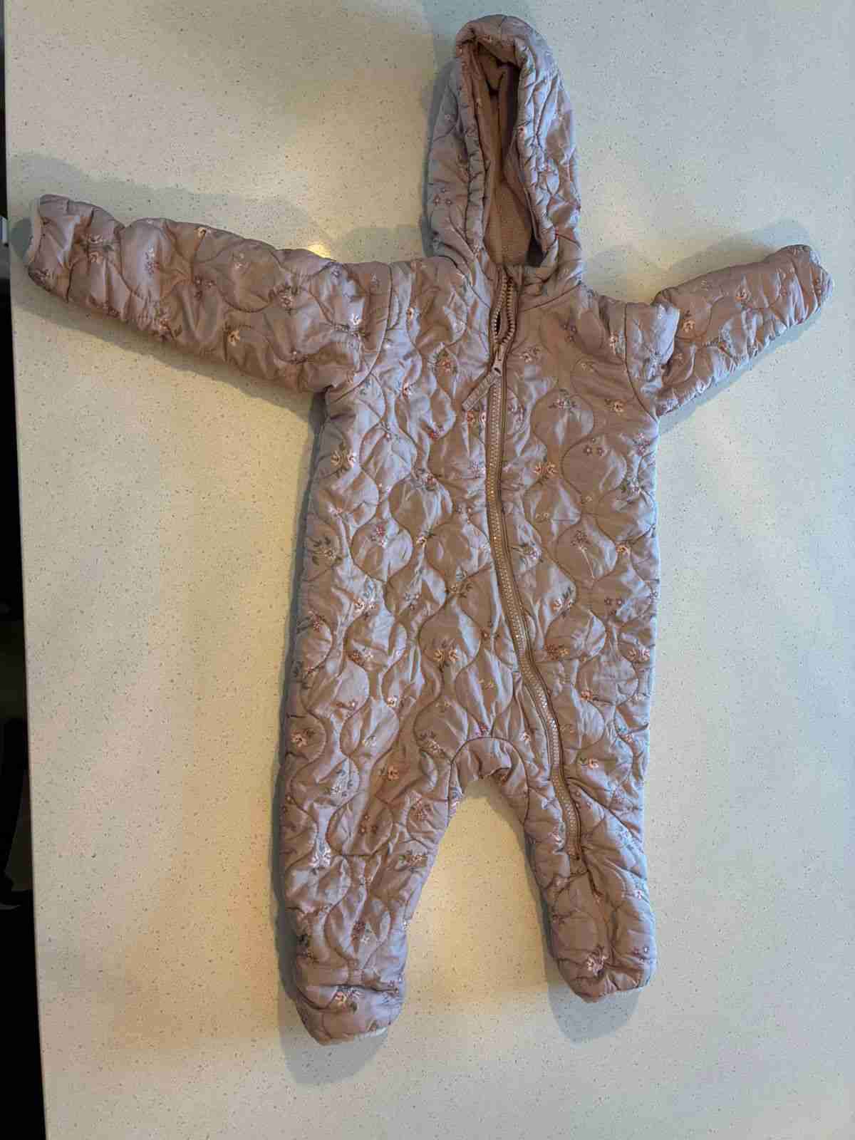 Enterito polar/parka para bebé (niña) 3-6 meses