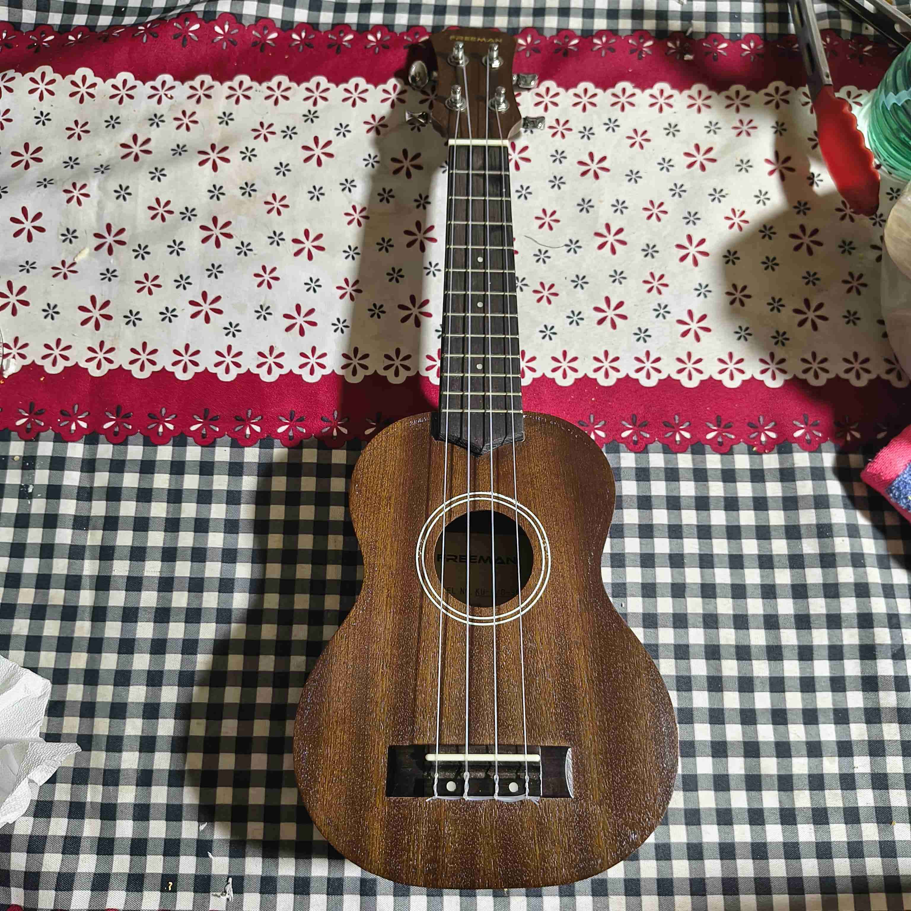 Ukulele soprano Freeman con funda - miniatura 2