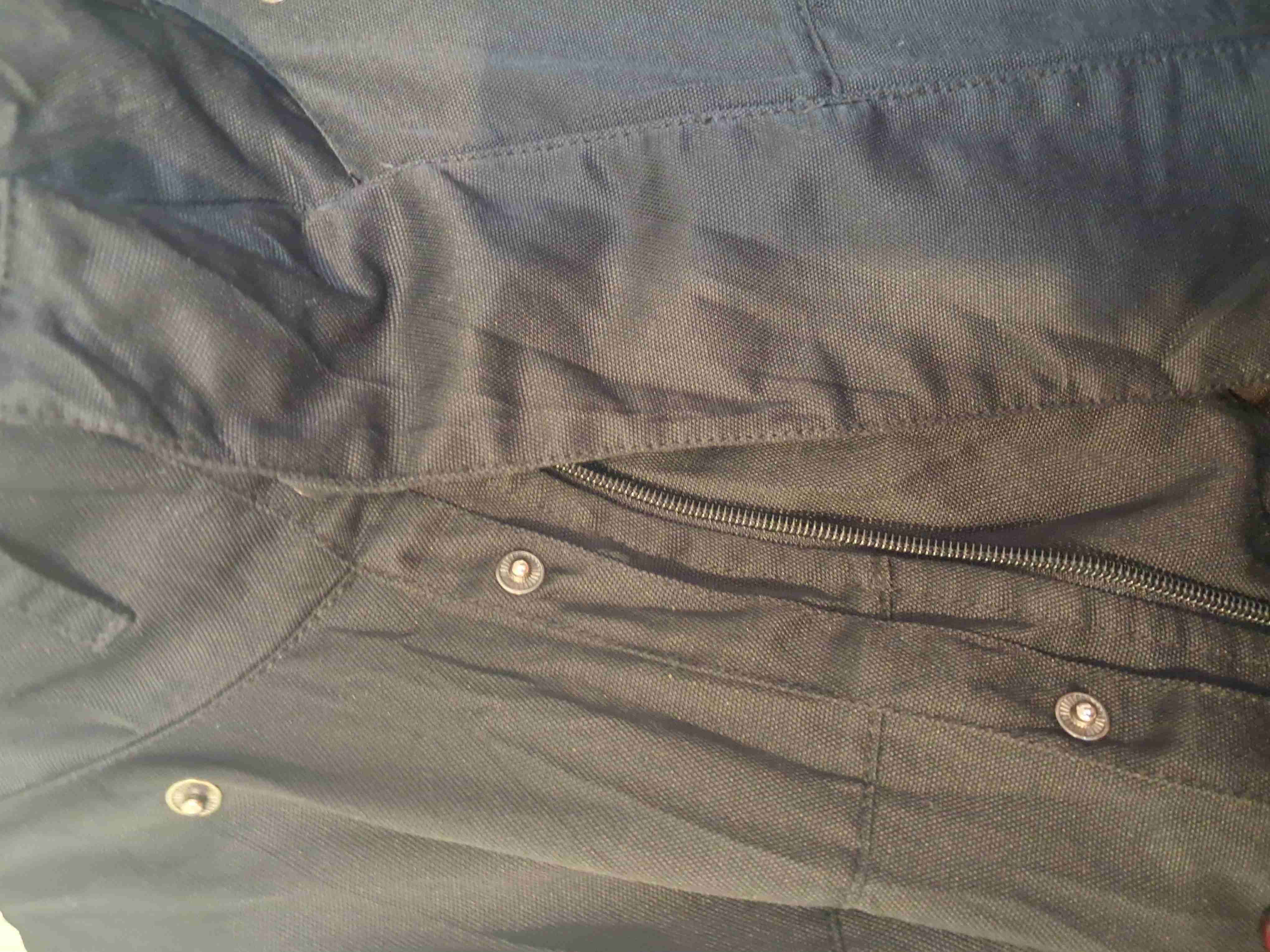 Abrigo largo negro mujer - miniatura 2