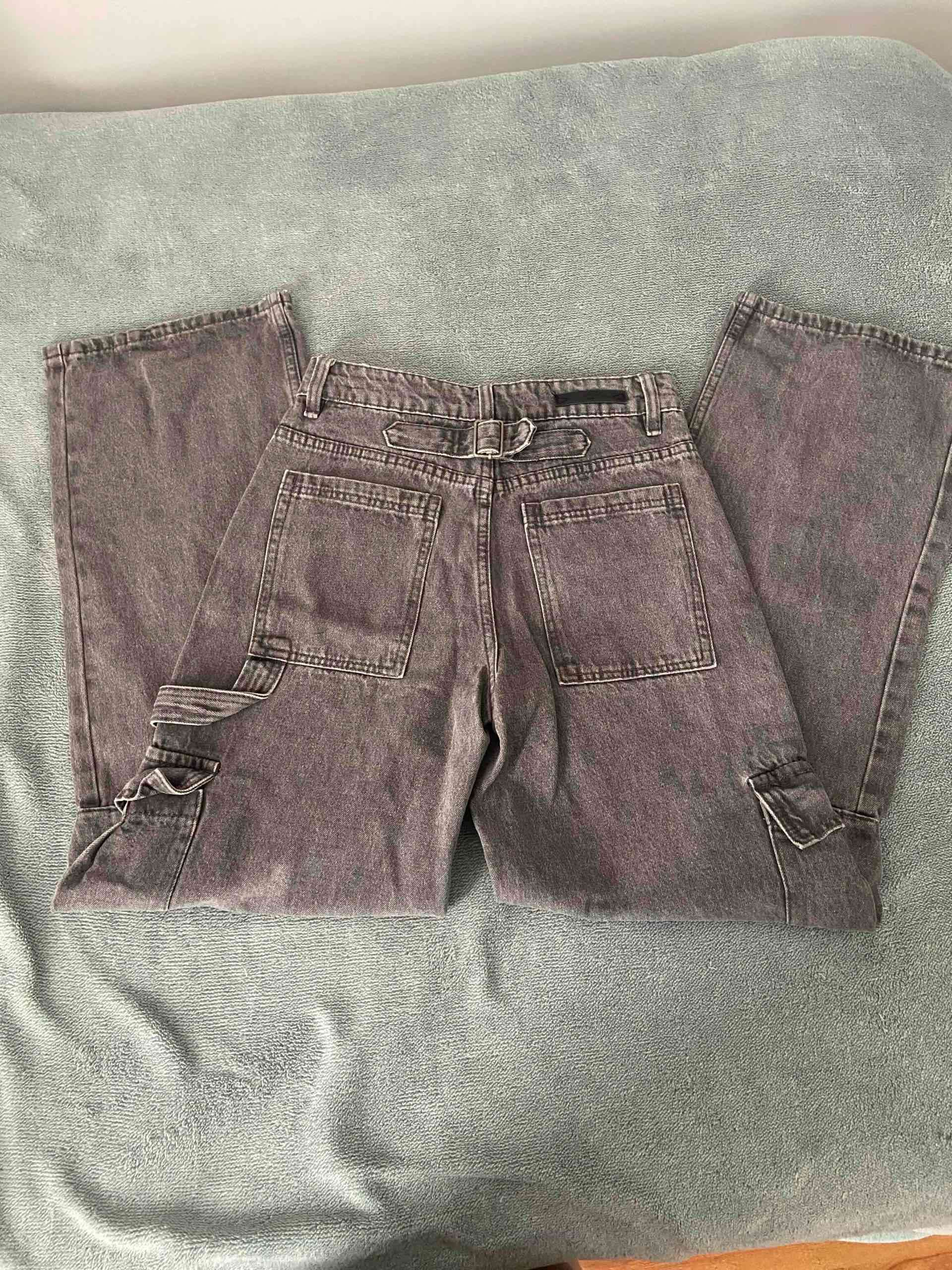 Jeans cargo gris oscuro - miniatura 2