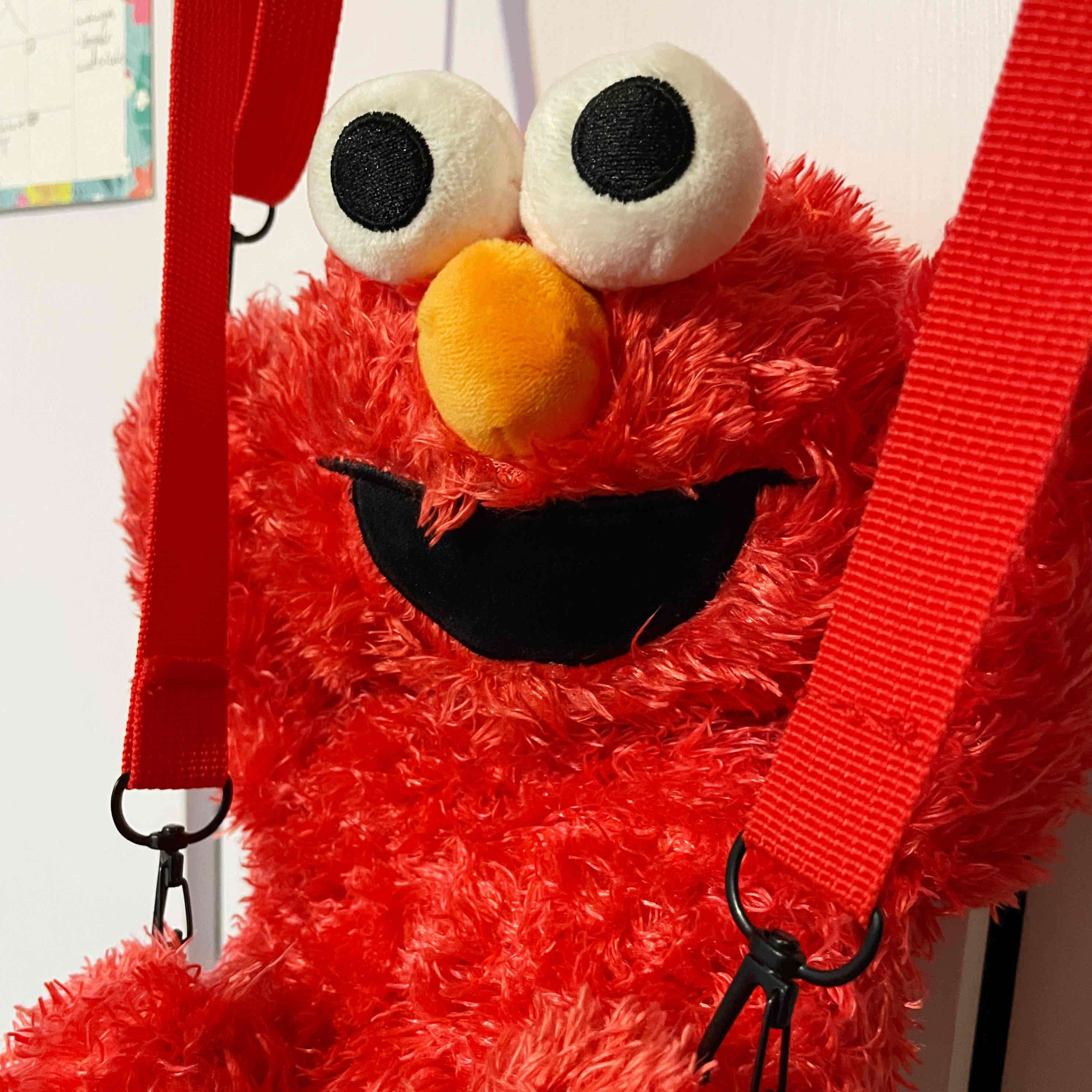 Bolso infantil Elmo peluche Miniso original - miniatura 2