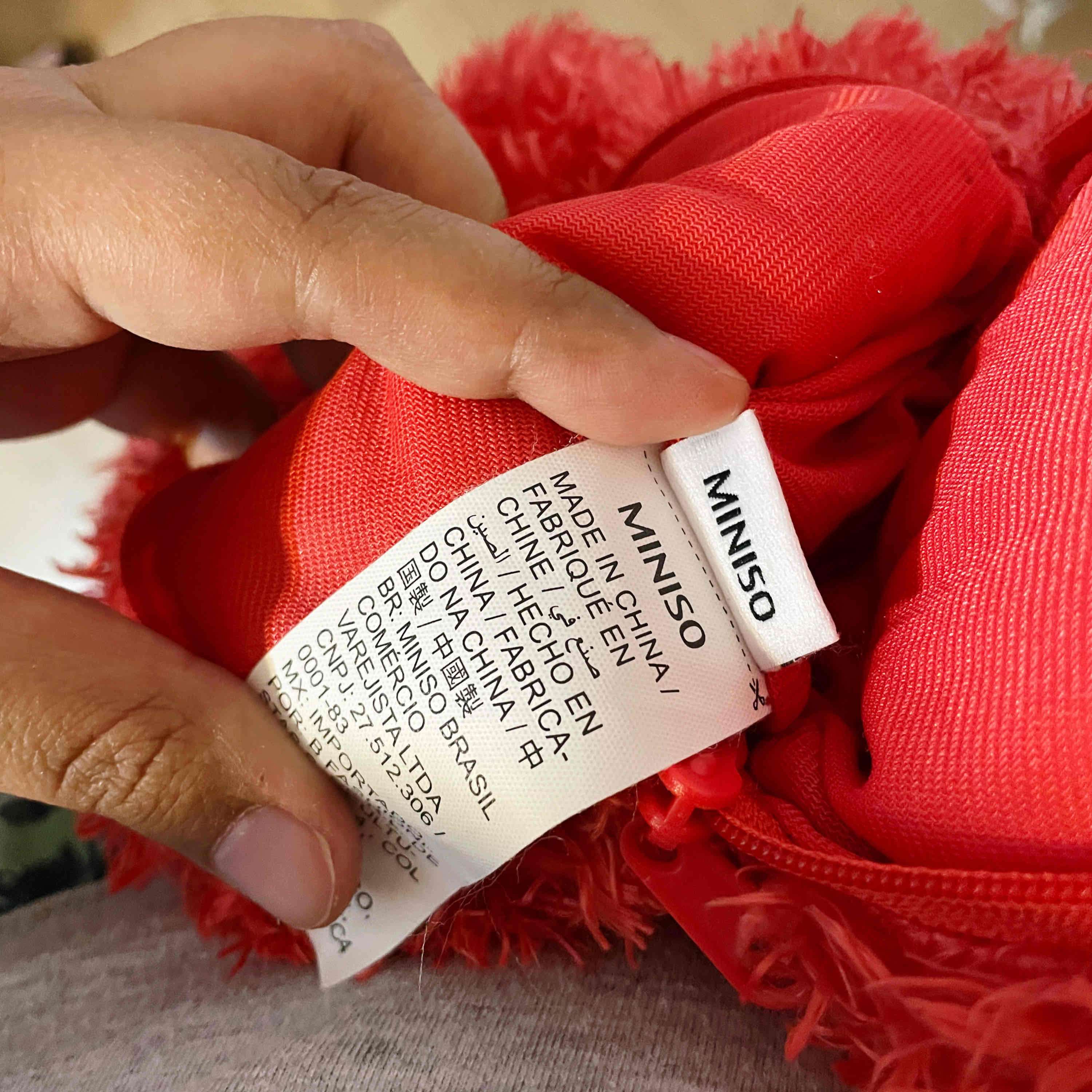 Bolso infantil Elmo peluche Miniso original - miniatura 3