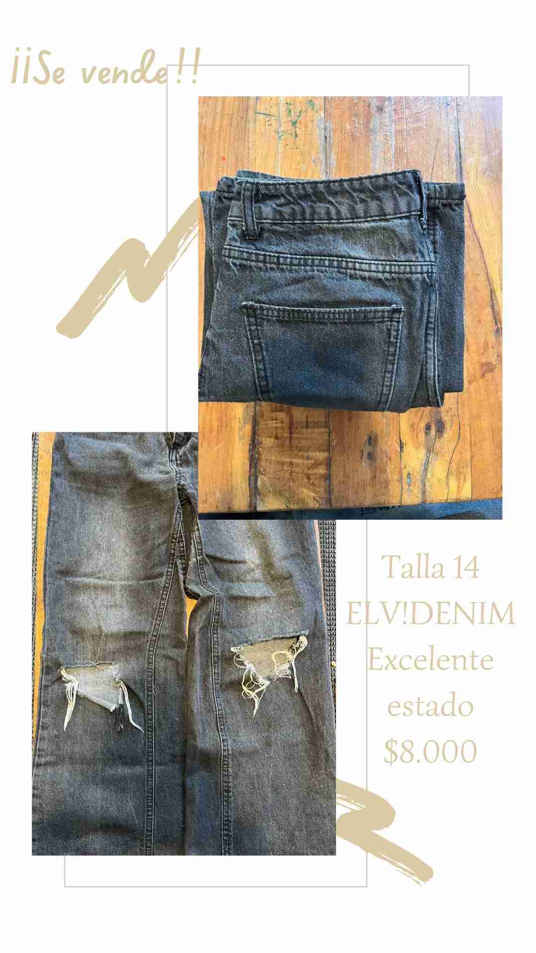 Jeans de mezclilla ELV!DENIM