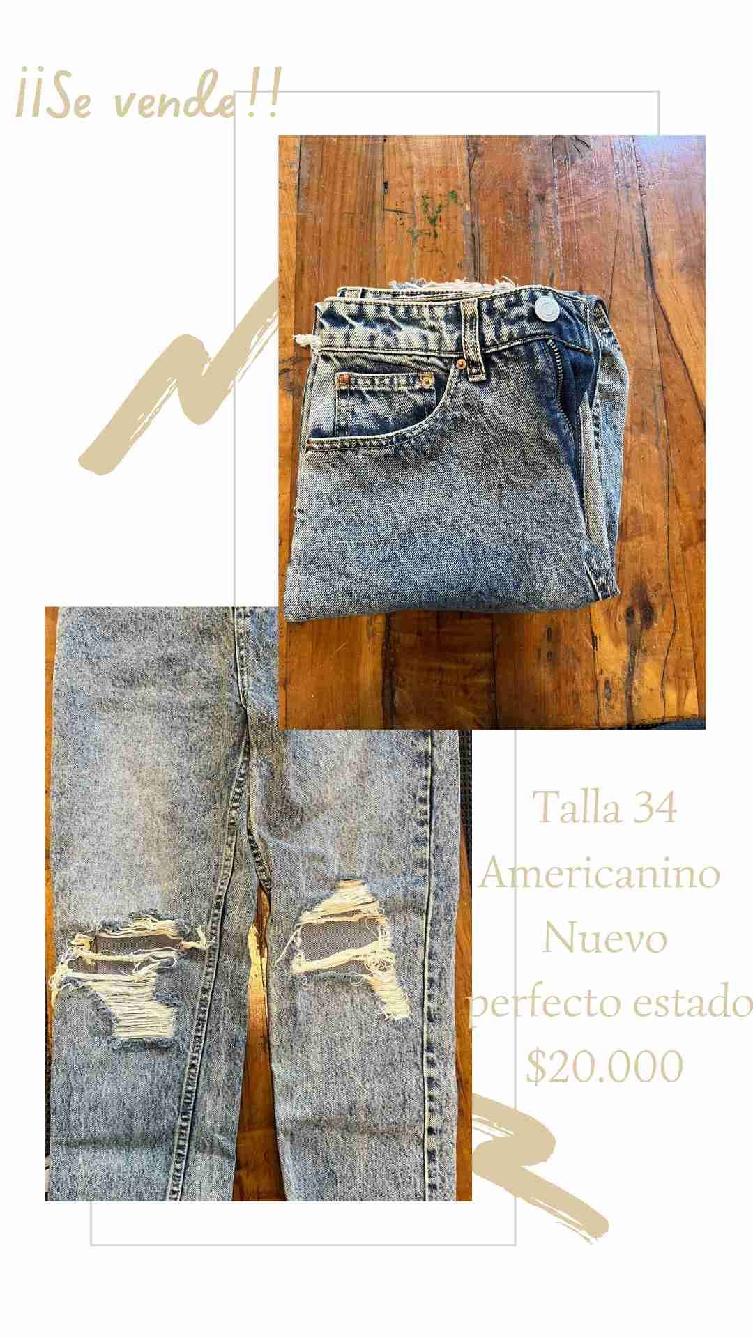 Jeans americanino talla 34