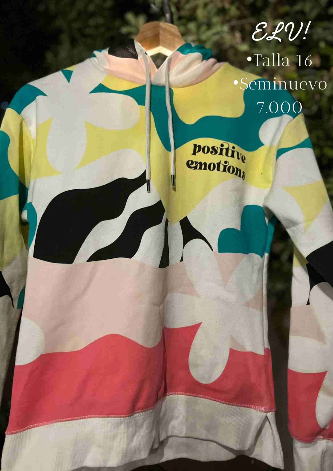 Polerón multicolor seminuevo