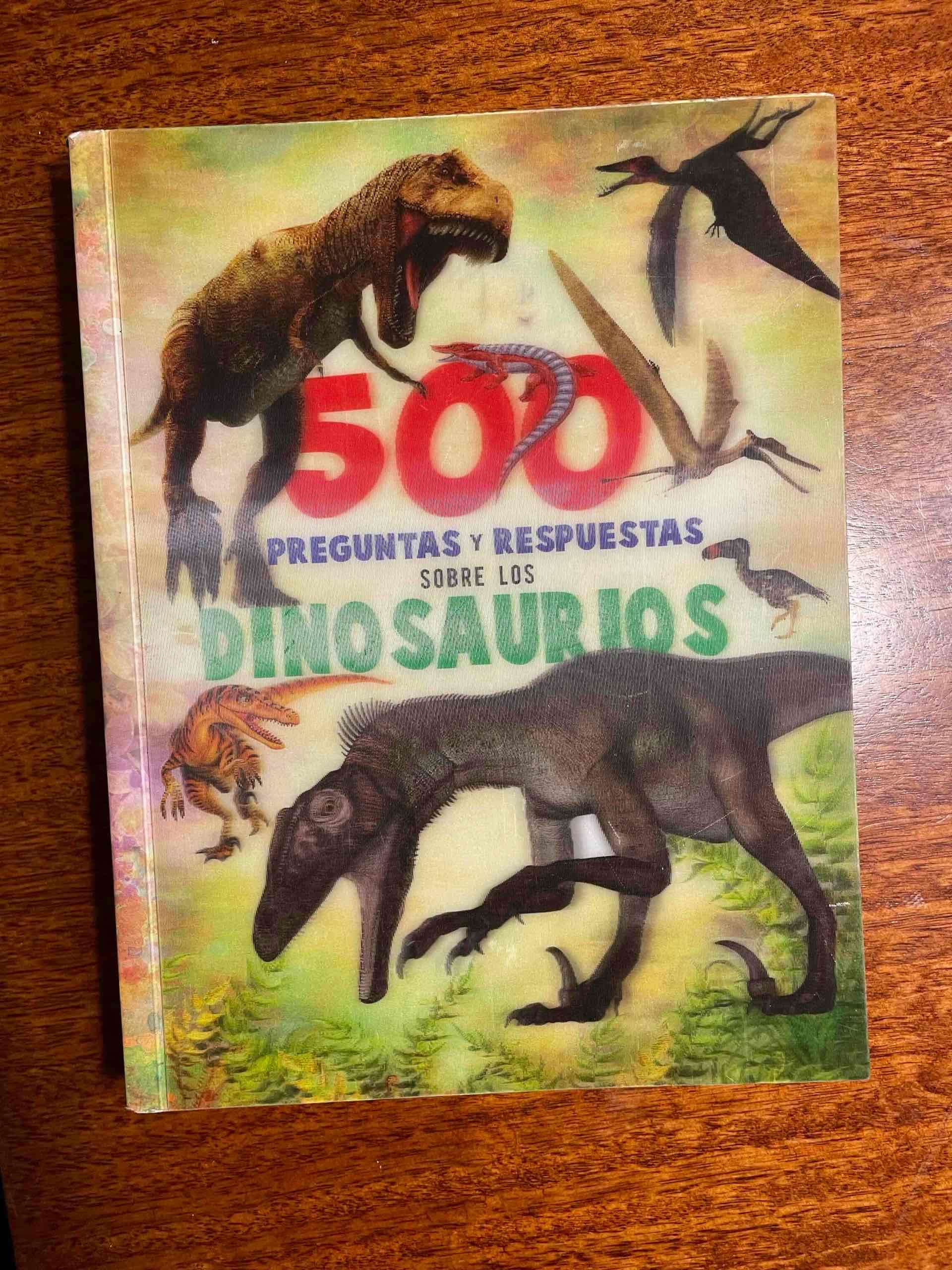 Libro 500 Preguntas y Respuestas sobre Dinosaurios