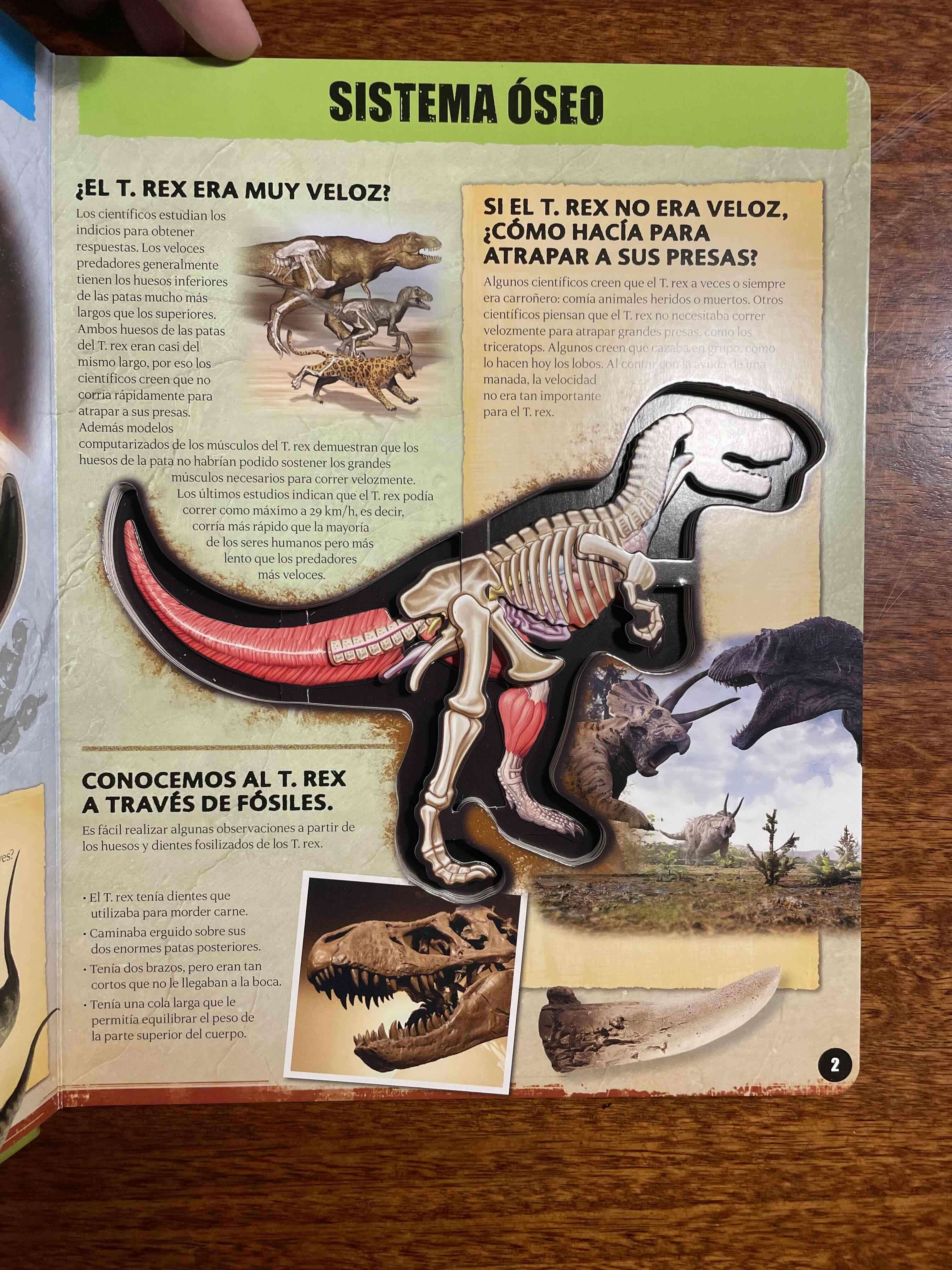 Libro infantil T. Rex interactivo - miniatura 2