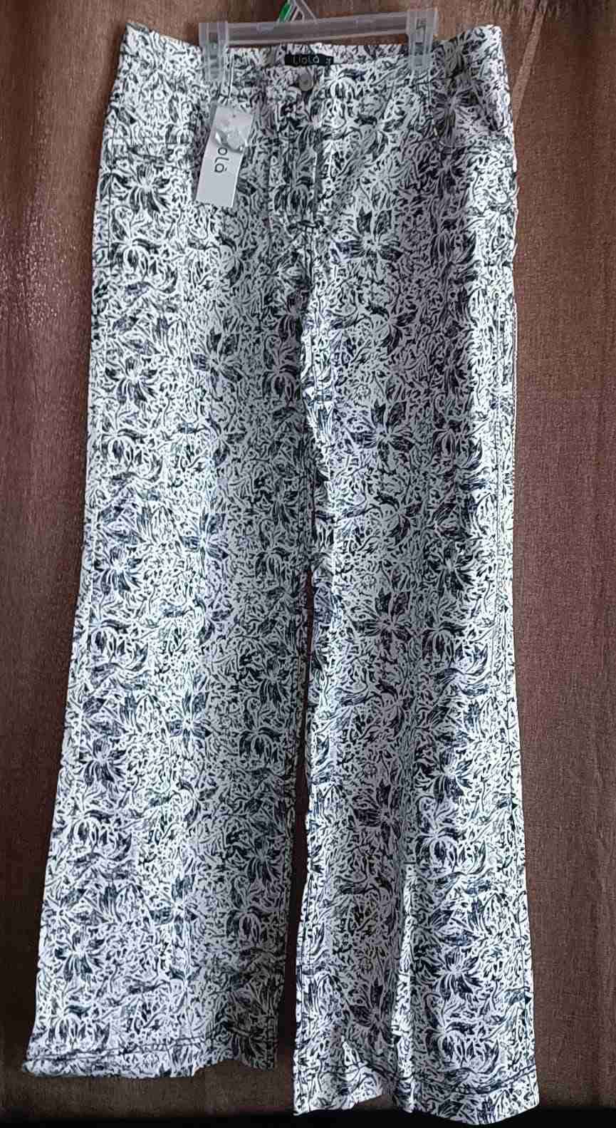 Pantalón estampado Liola blanco y negro - miniatura 2