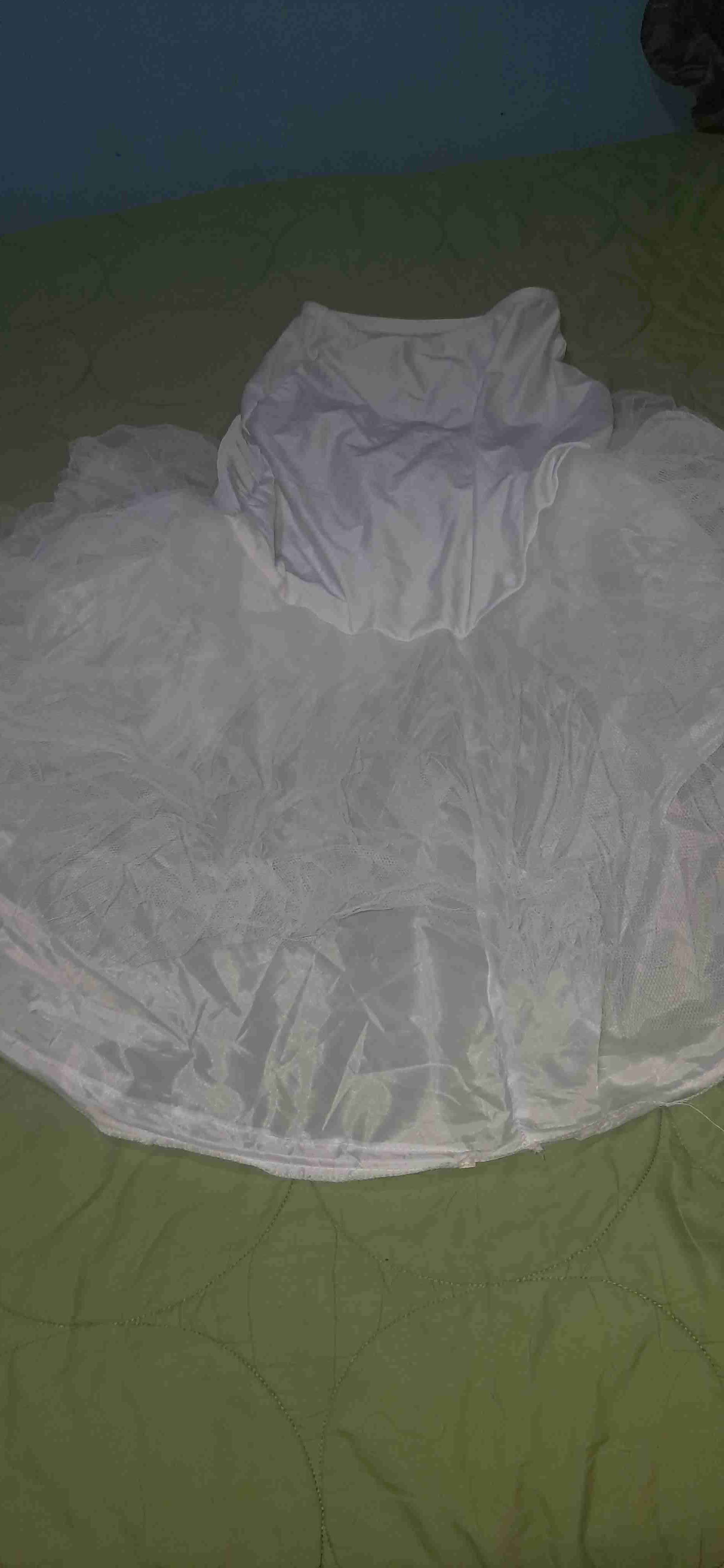 Vestido de novia blanco elegante - miniatura 3