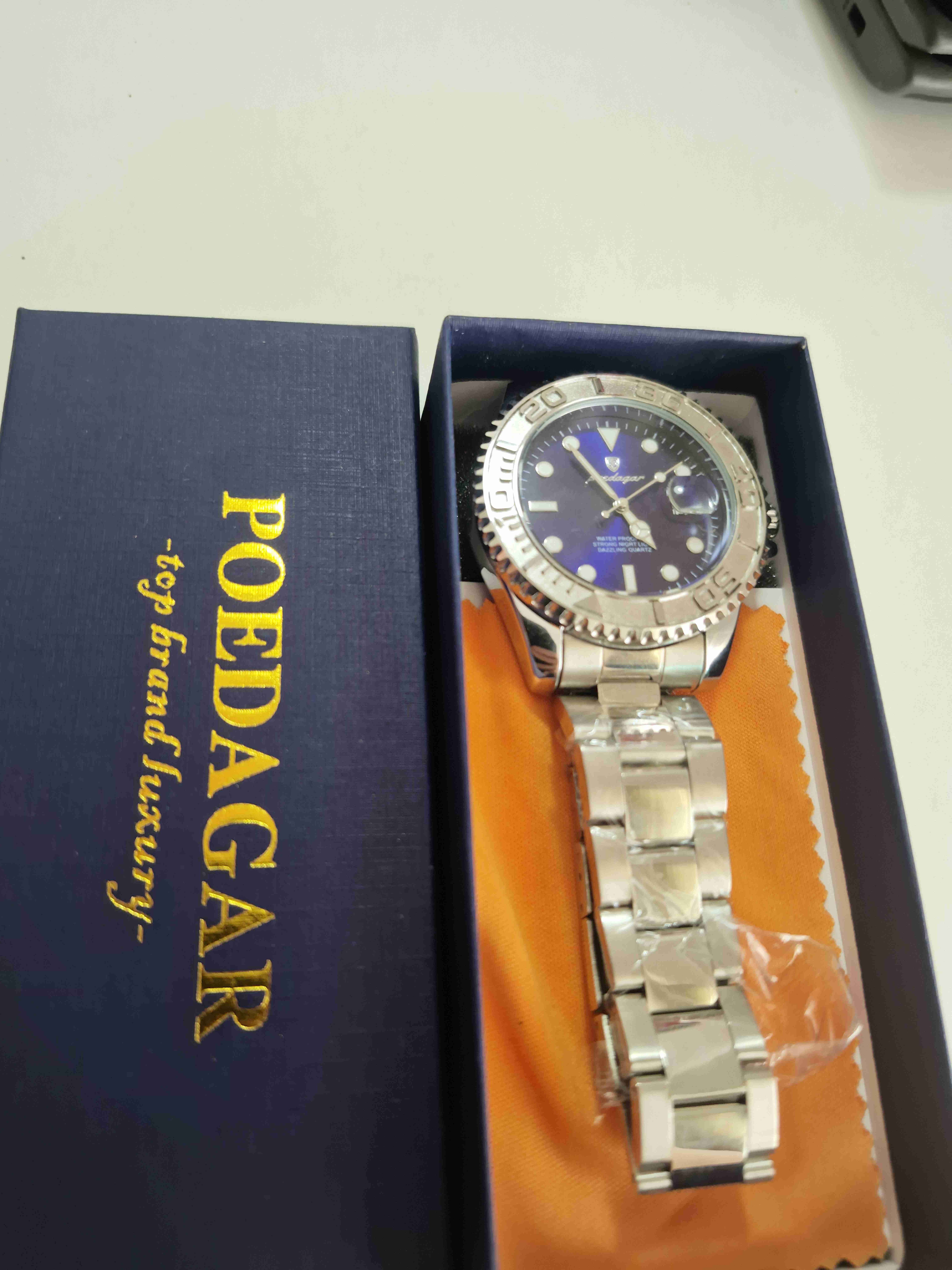 Reloj Poedagar de lujo Azul Marino