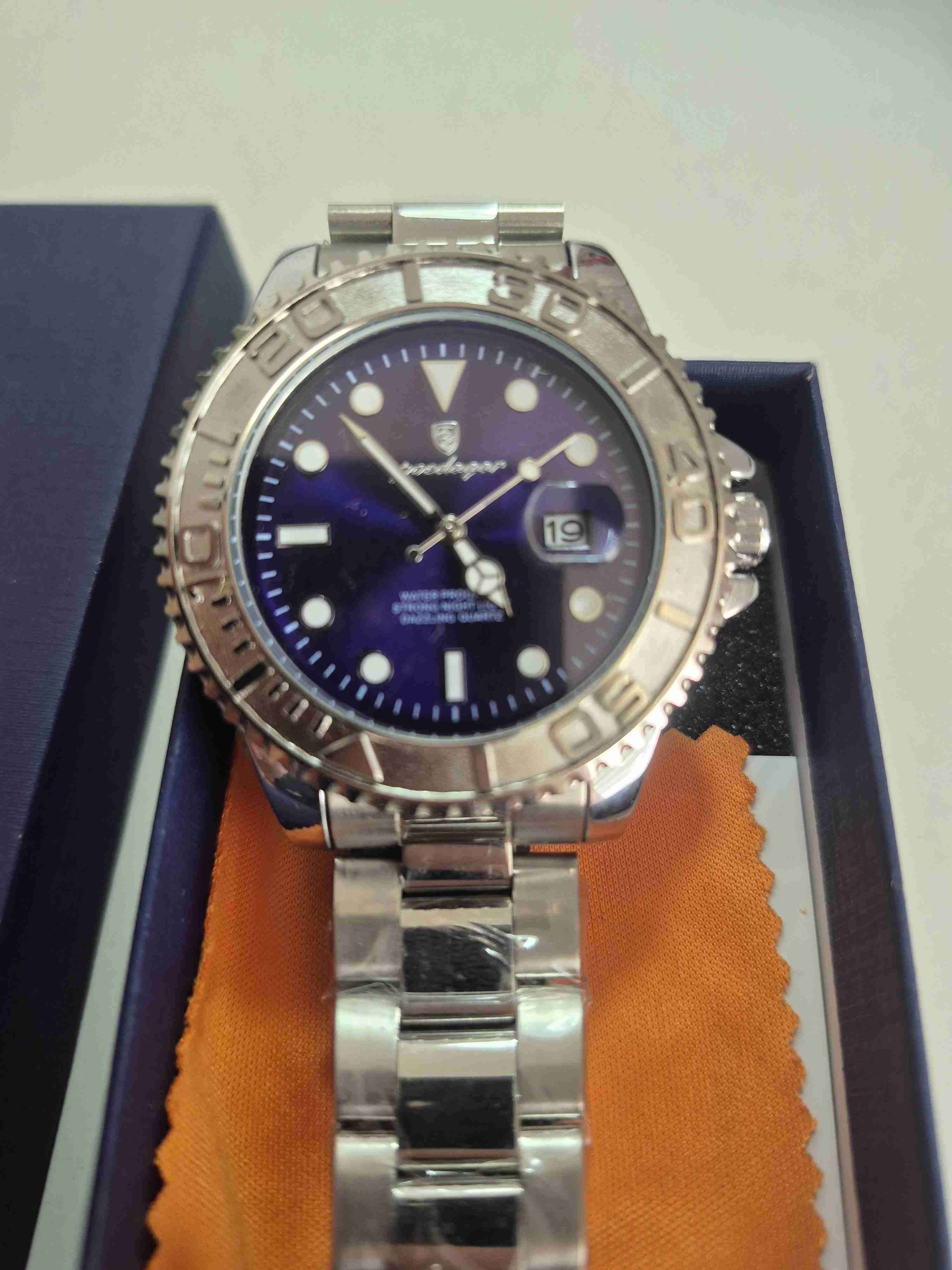 Reloj Poedagar de lujo Azul Marino - miniatura 4