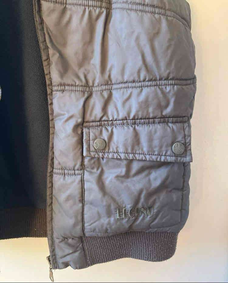 Parka acolchada gris - miniatura 3