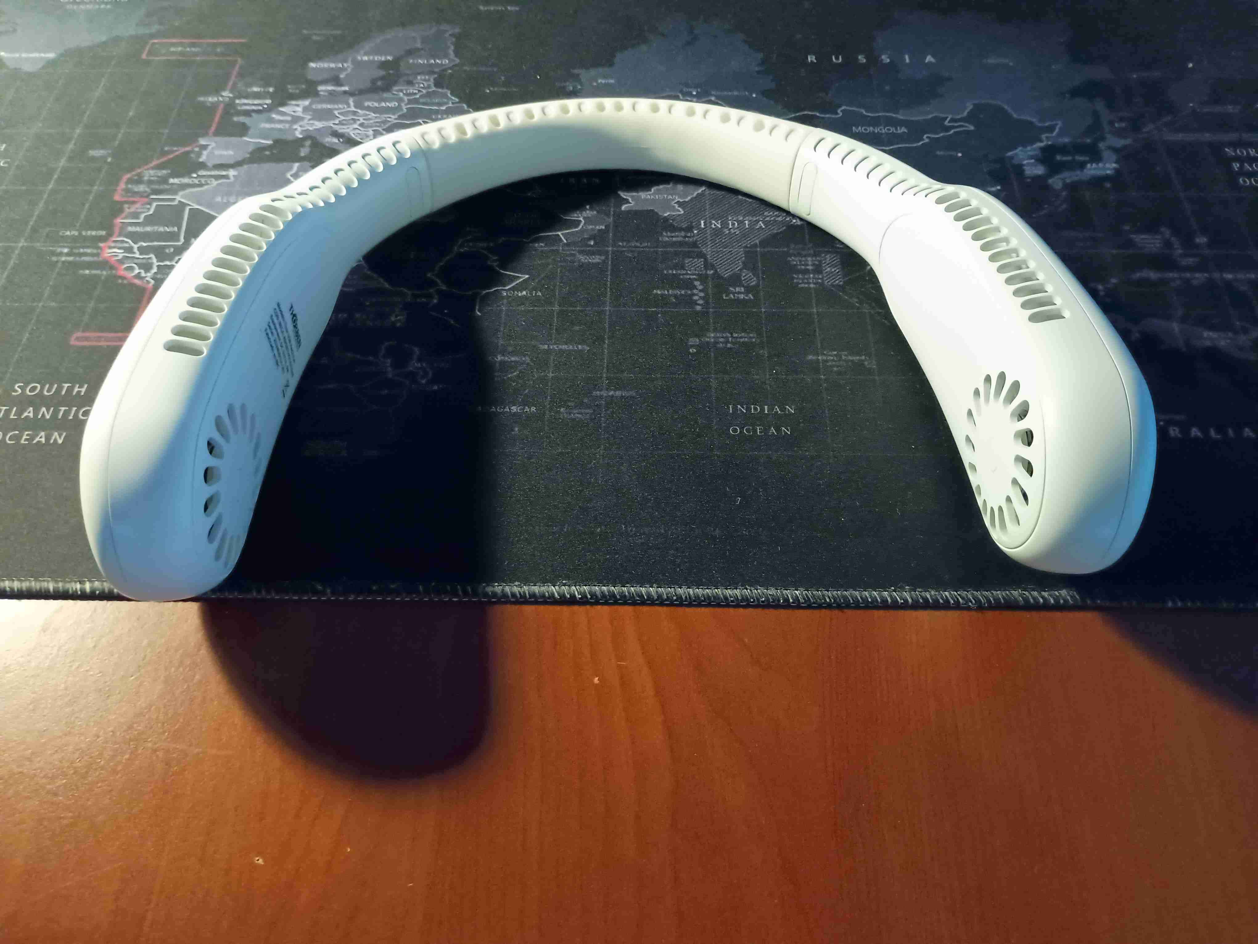 Ventilador portátil de cuello blanco - miniatura 5