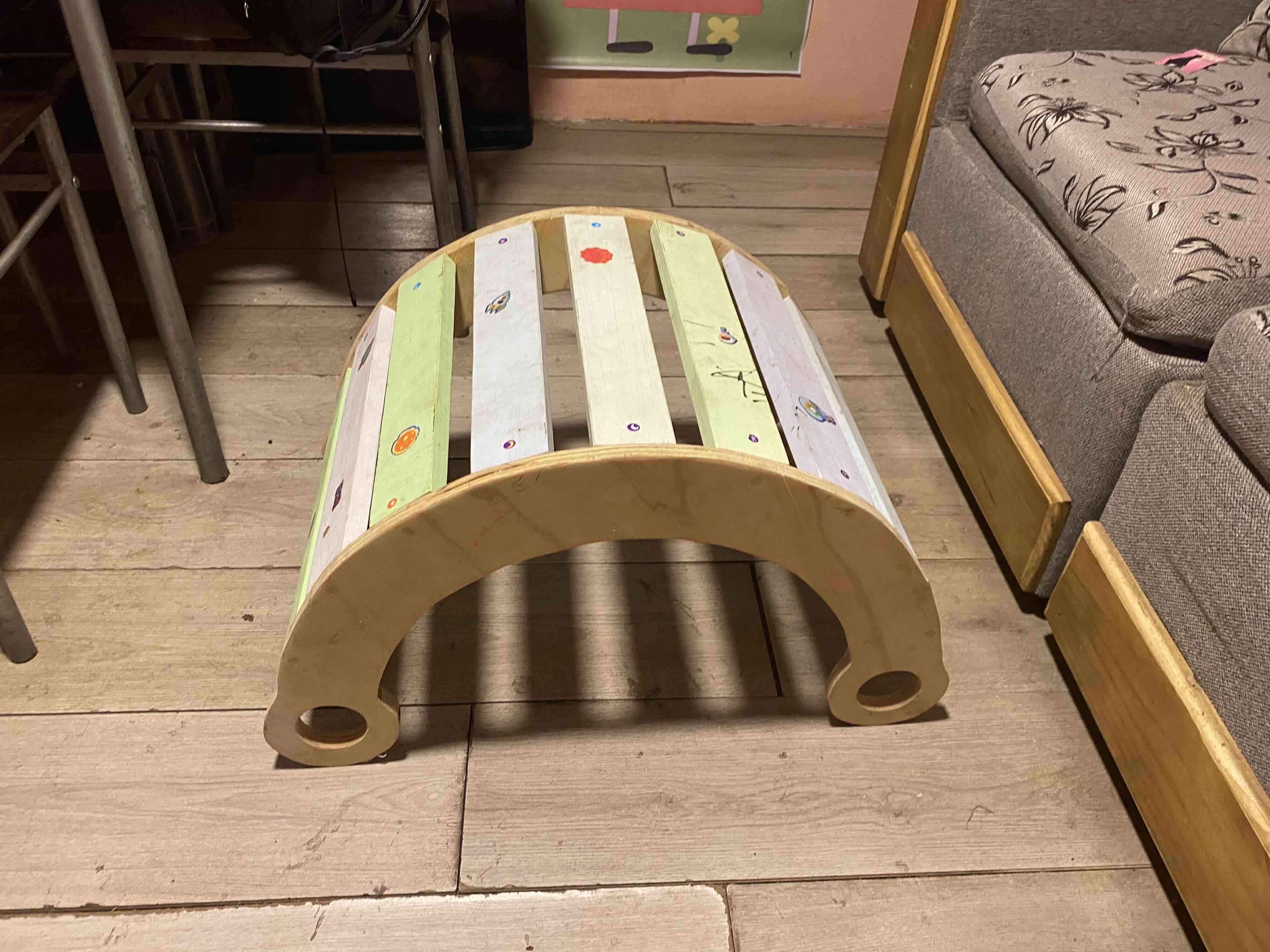 Circuito pikler de madera multicolor - miniatura 2