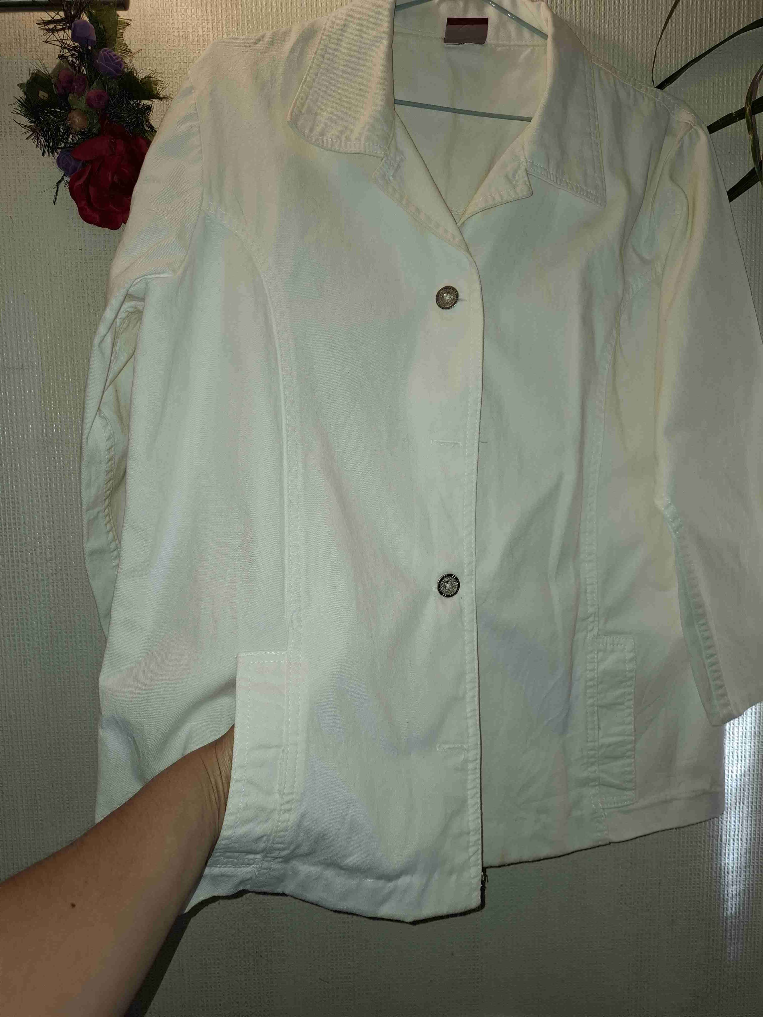 Chaqueta blanca casual - miniatura 2