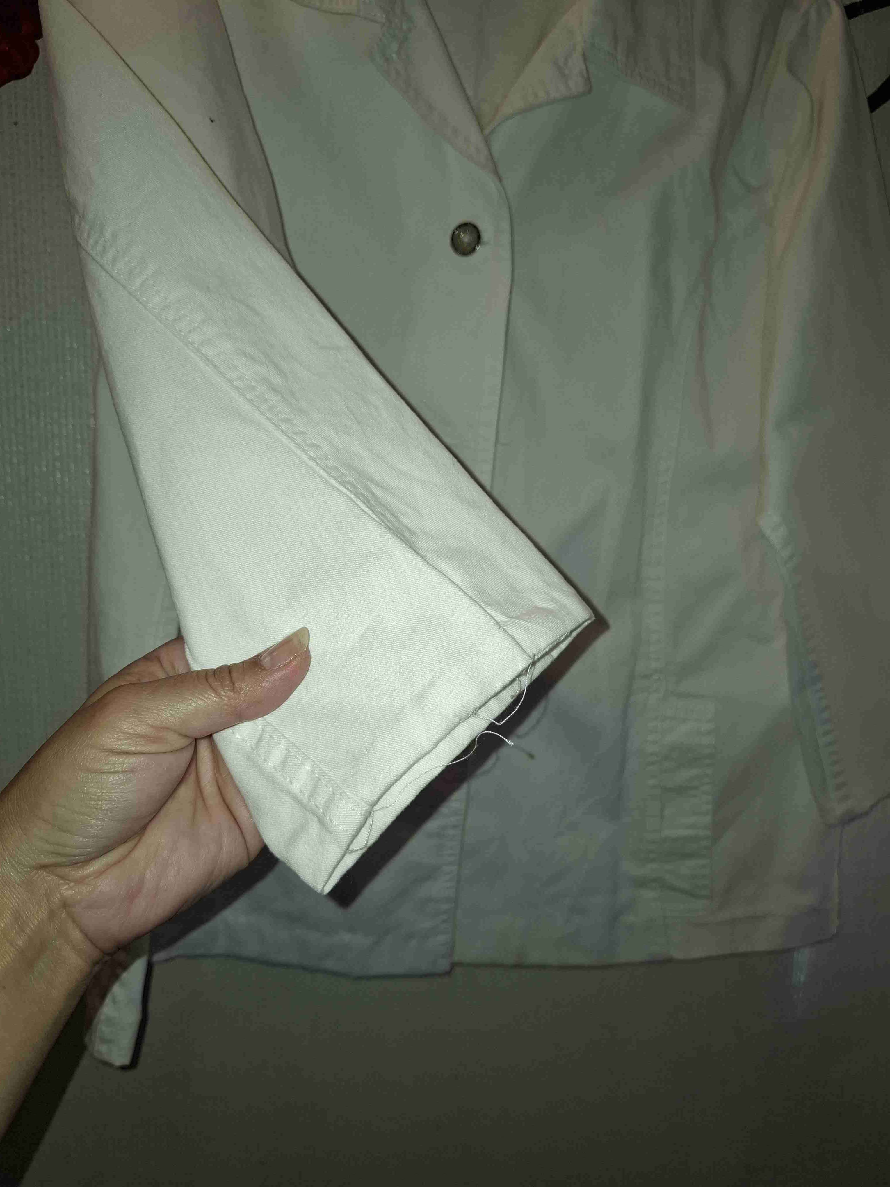 Chaqueta blanca casual - miniatura 4