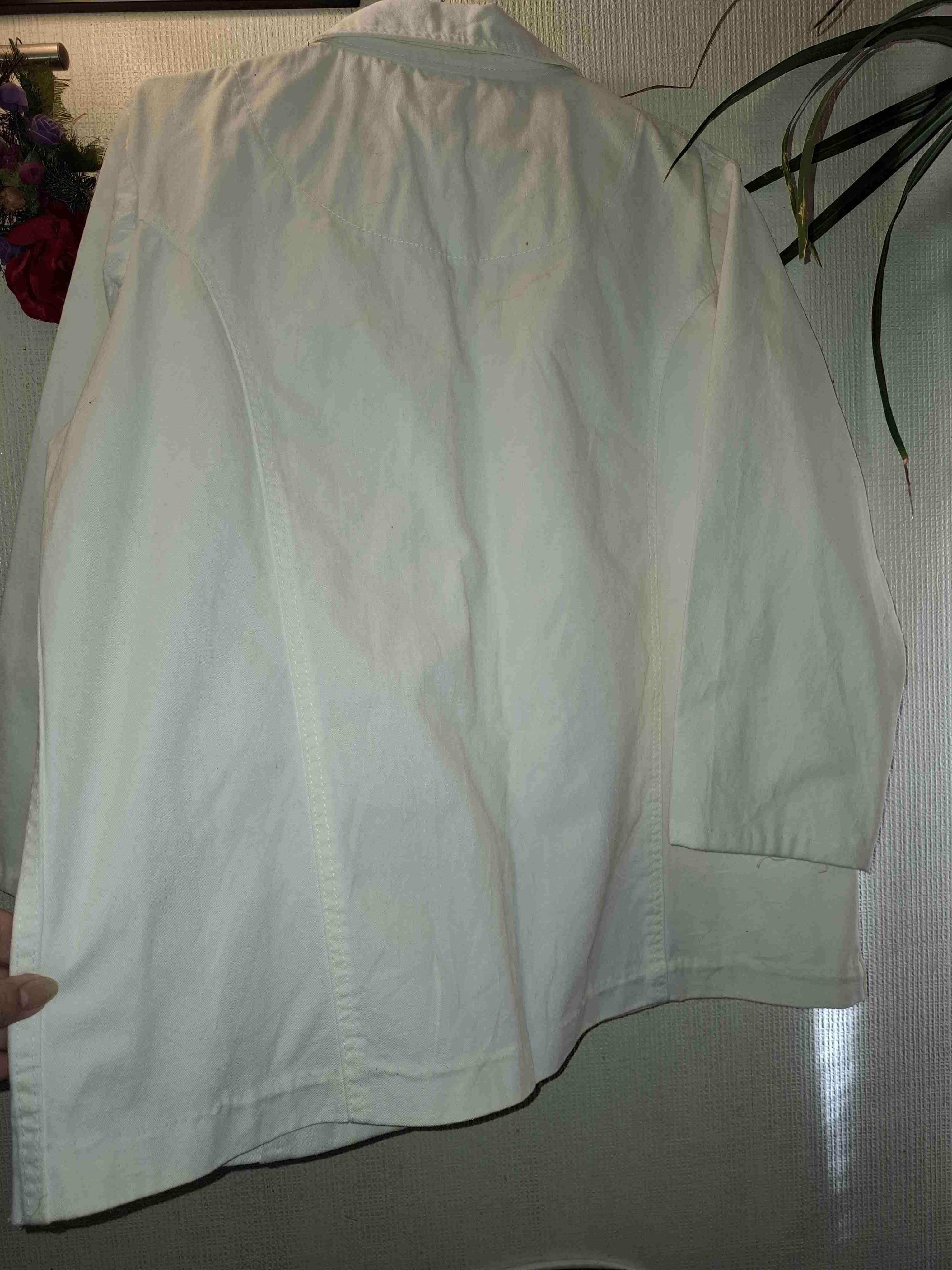 Chaqueta blanca casual - miniatura 5