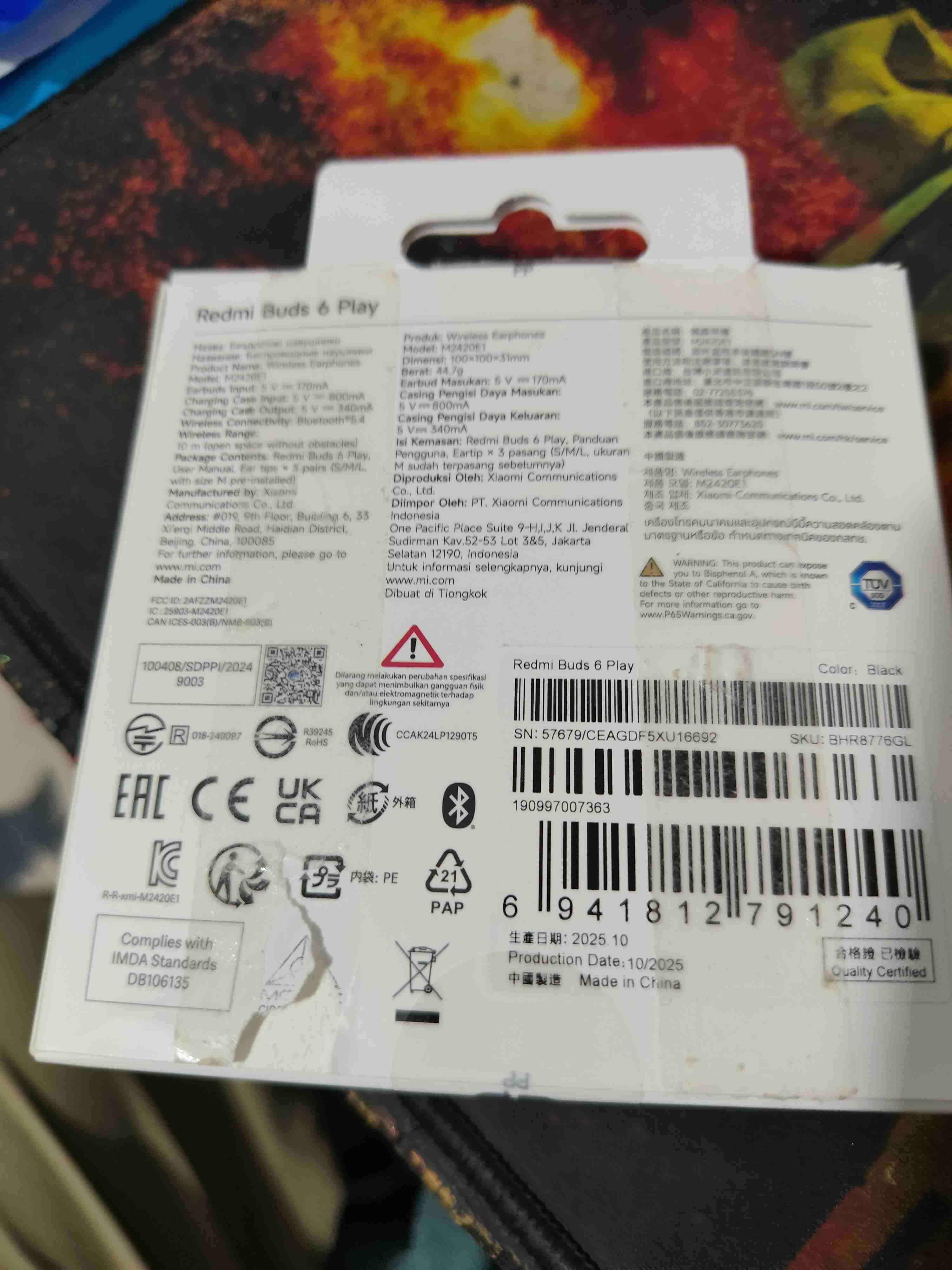 Audífonos Redmi Buds 6 Play - miniatura 4