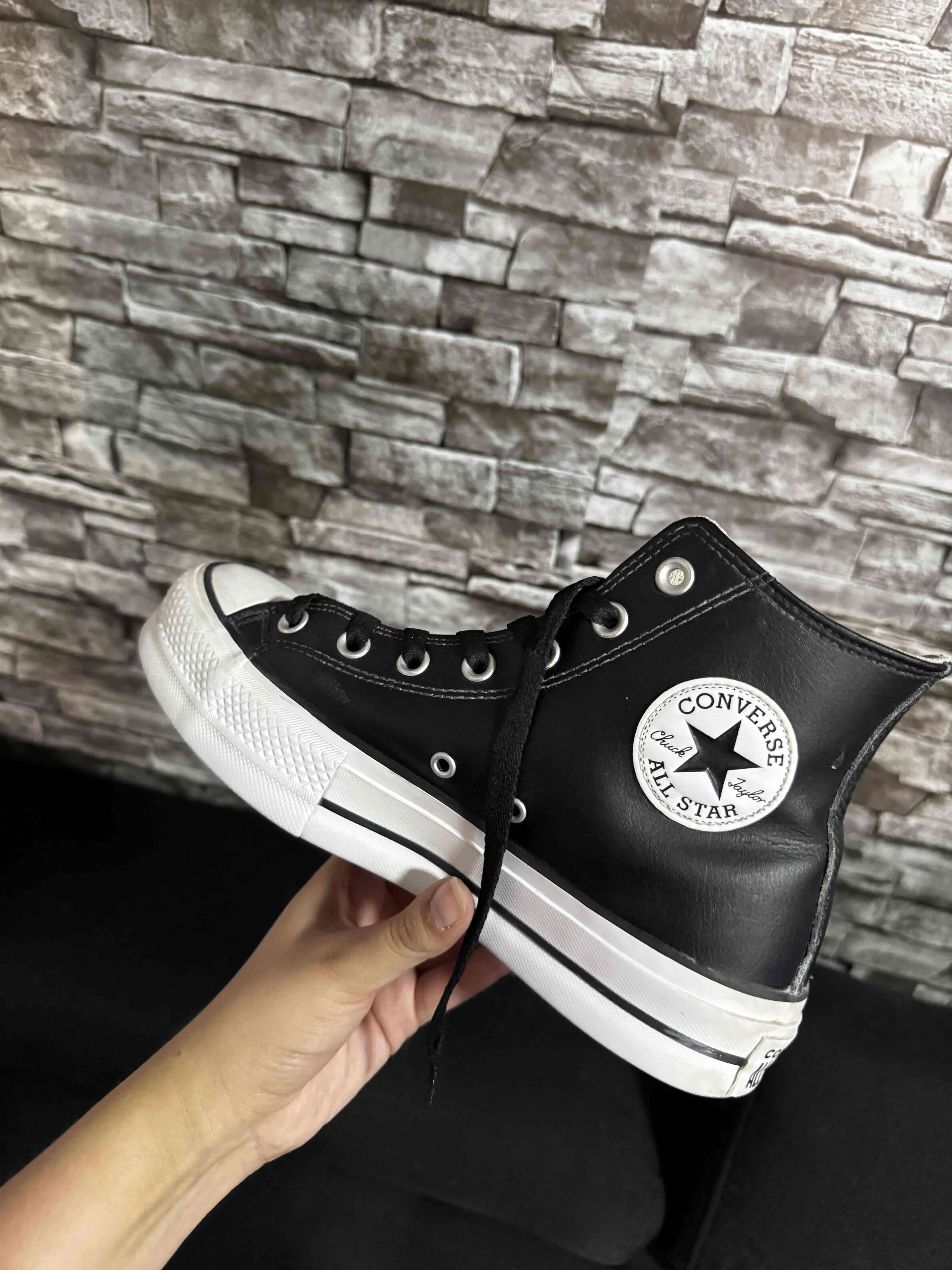 Zapatillas altas negras Converse - miniatura 3
