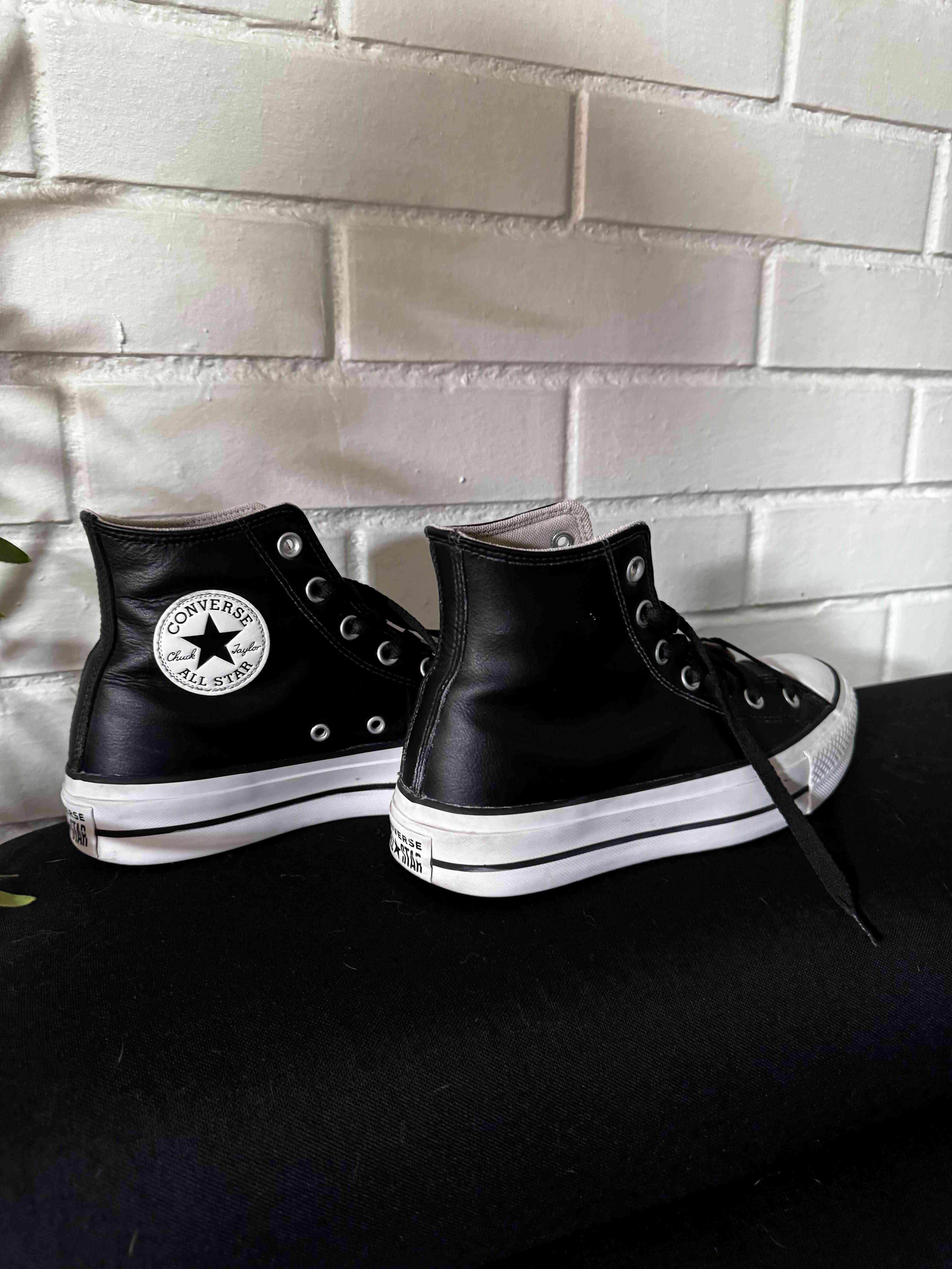 Zapatillas altas negras Converse - miniatura 5