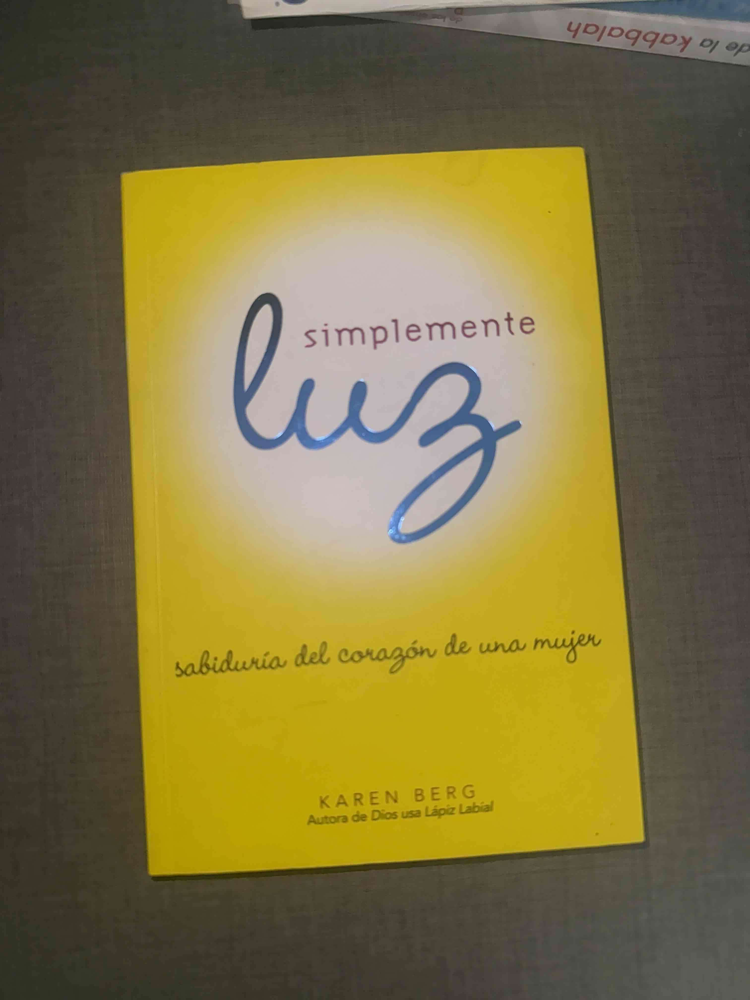 Libro Simplemente Luz