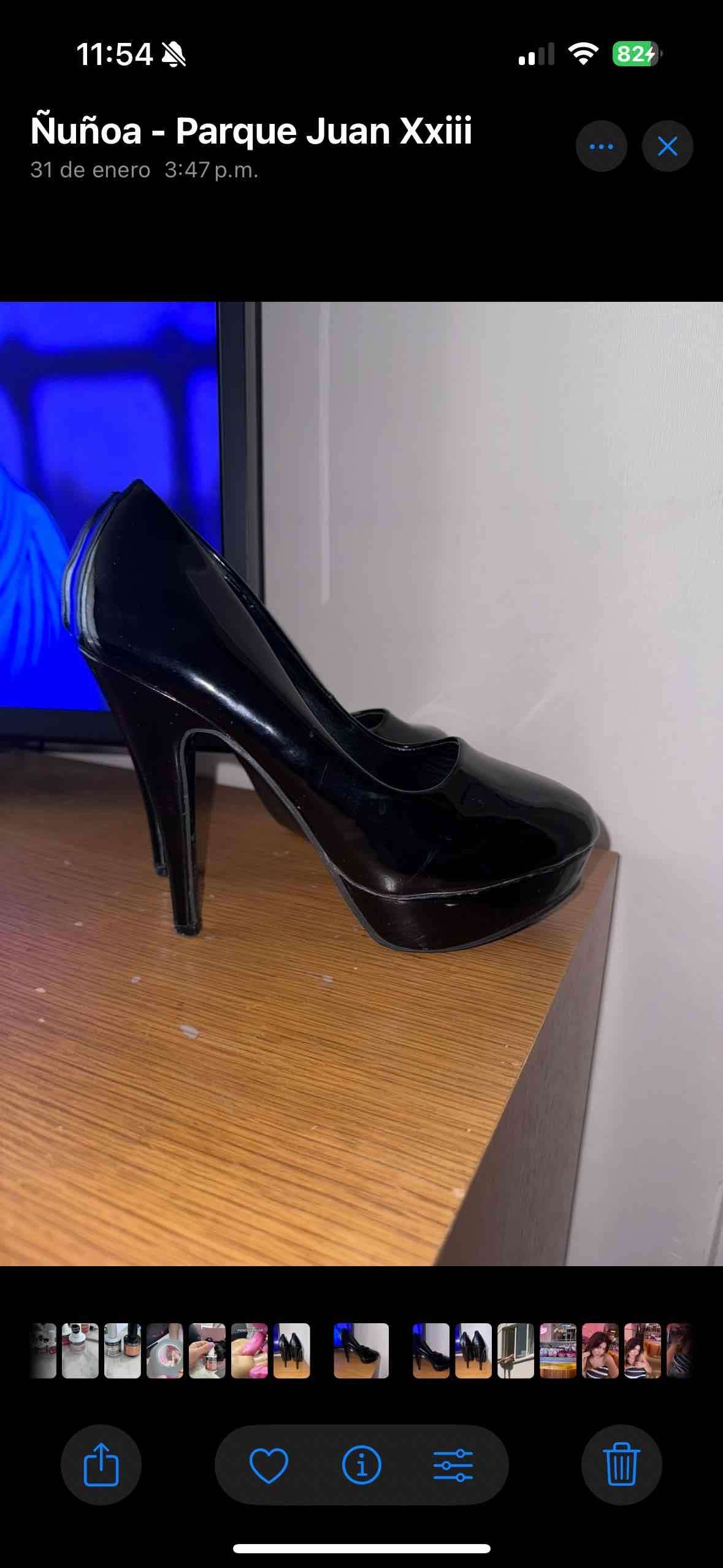 Zapatos de tacón negro talla 37 - miniatura 2