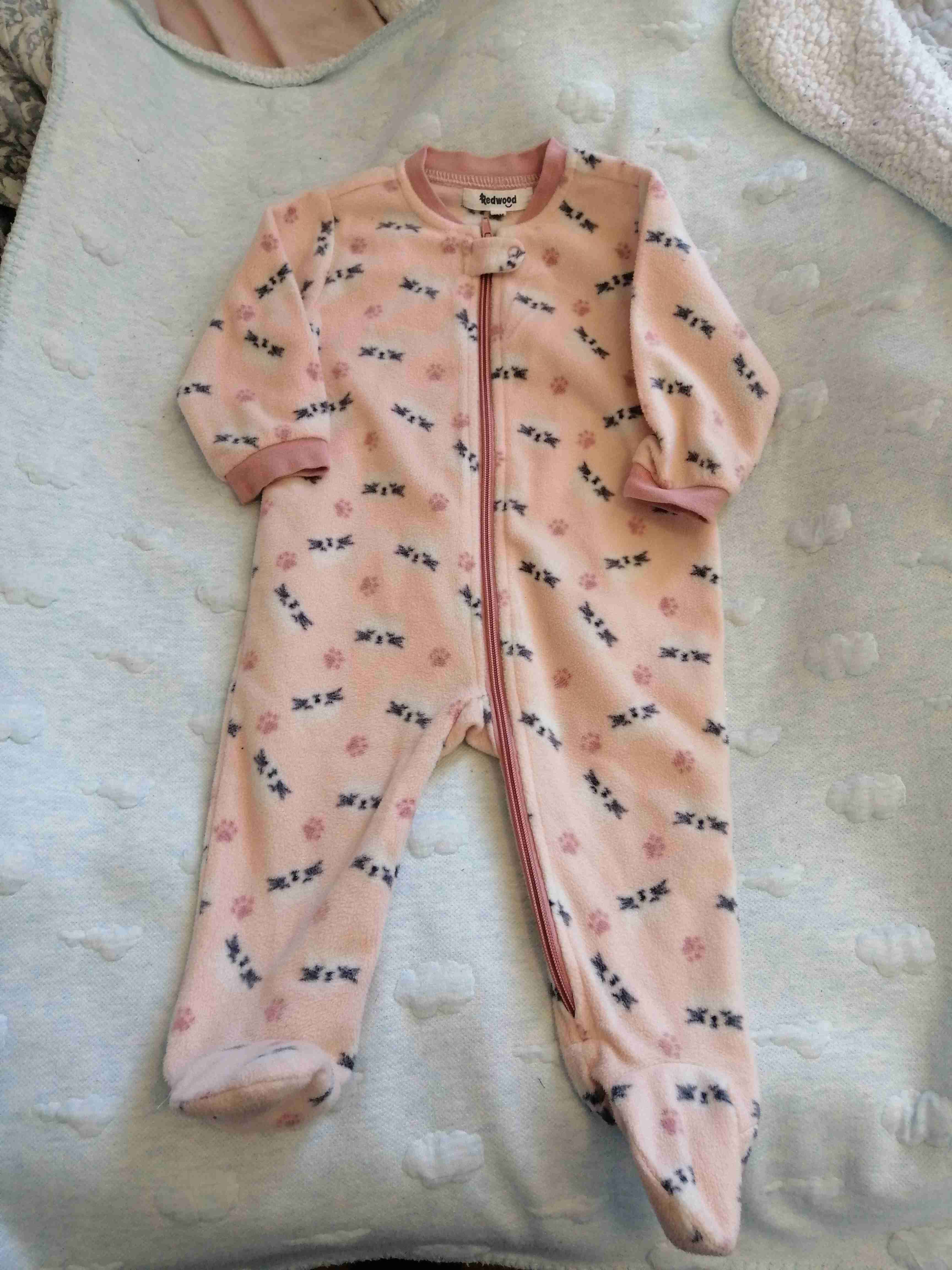 Enterito de bebé lila con panda - miniatura 2