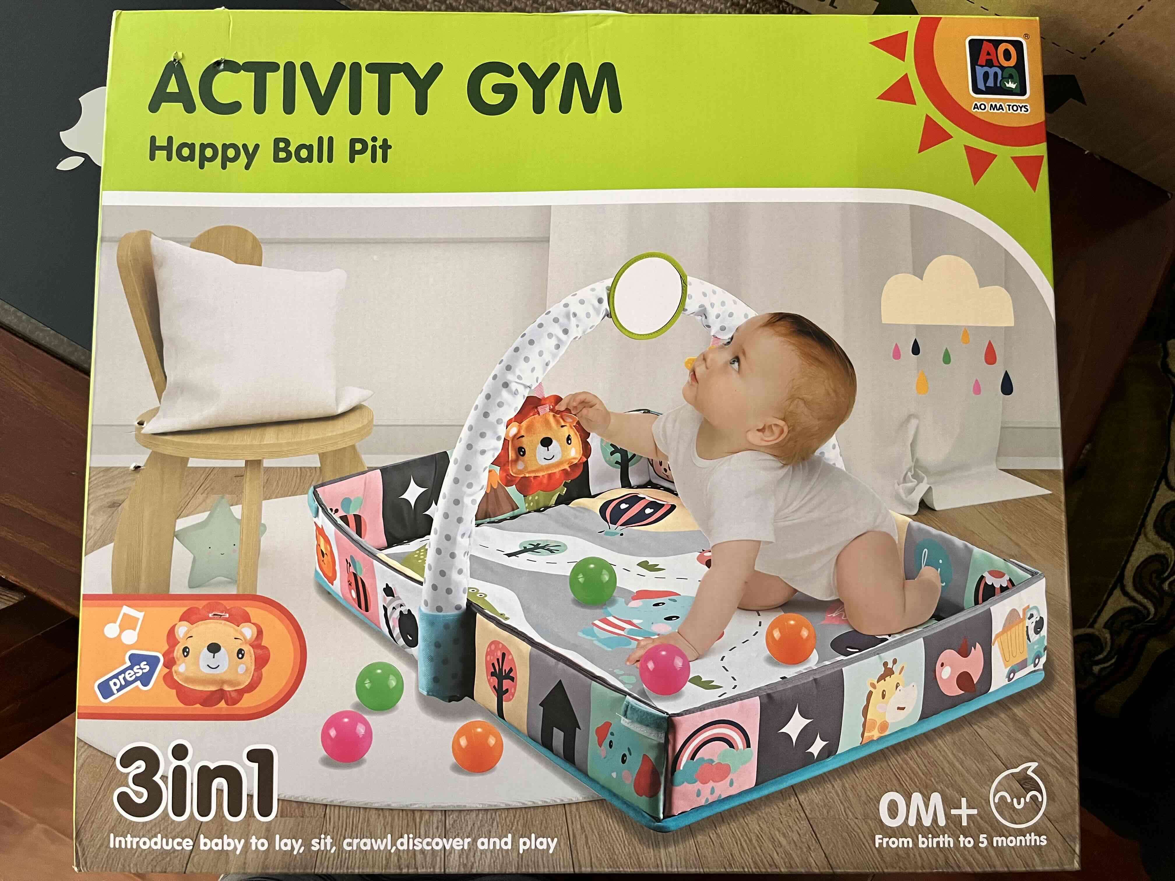 Alfombra de juego para bebé colorida - miniatura 2