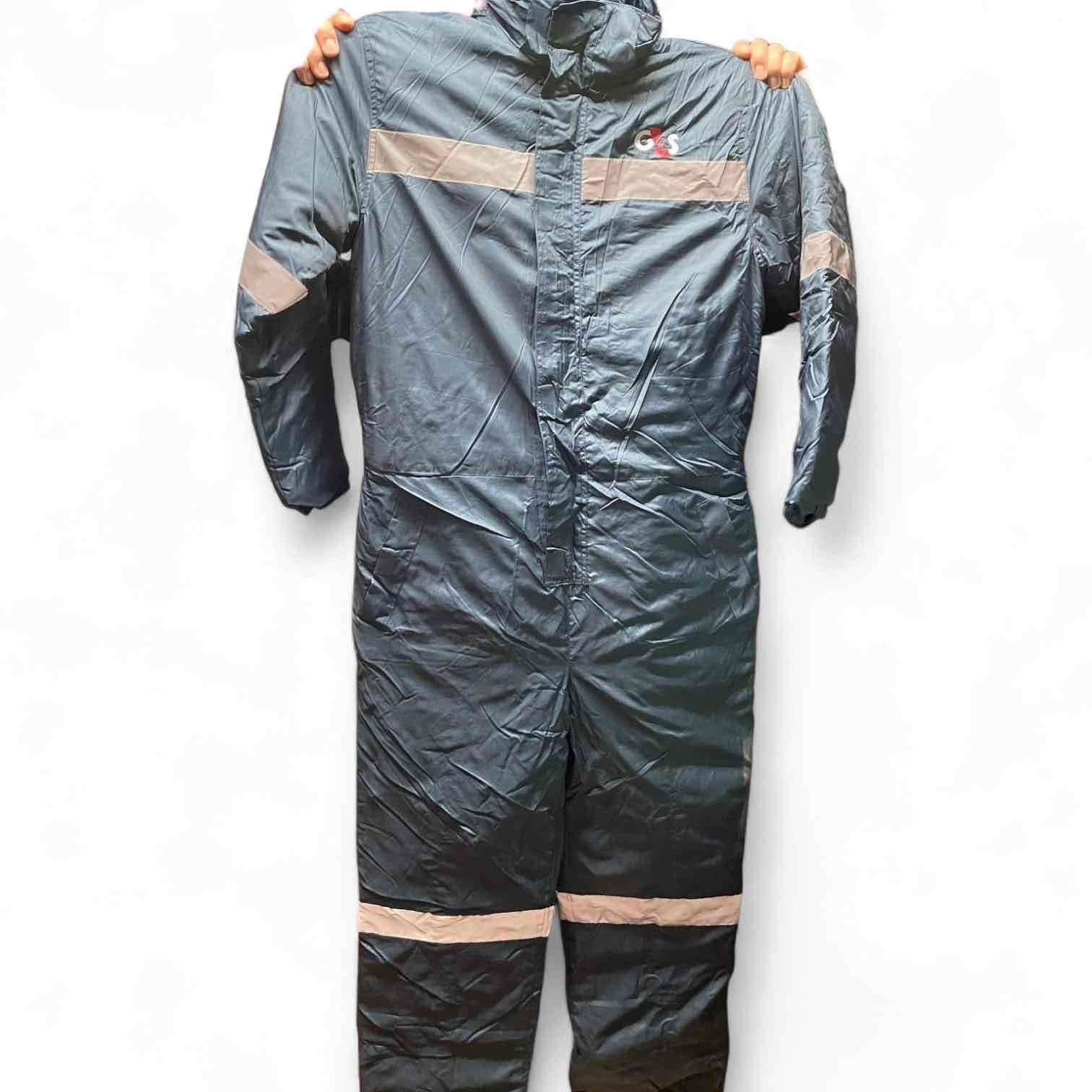 Buzo térmico azul con reflejantes