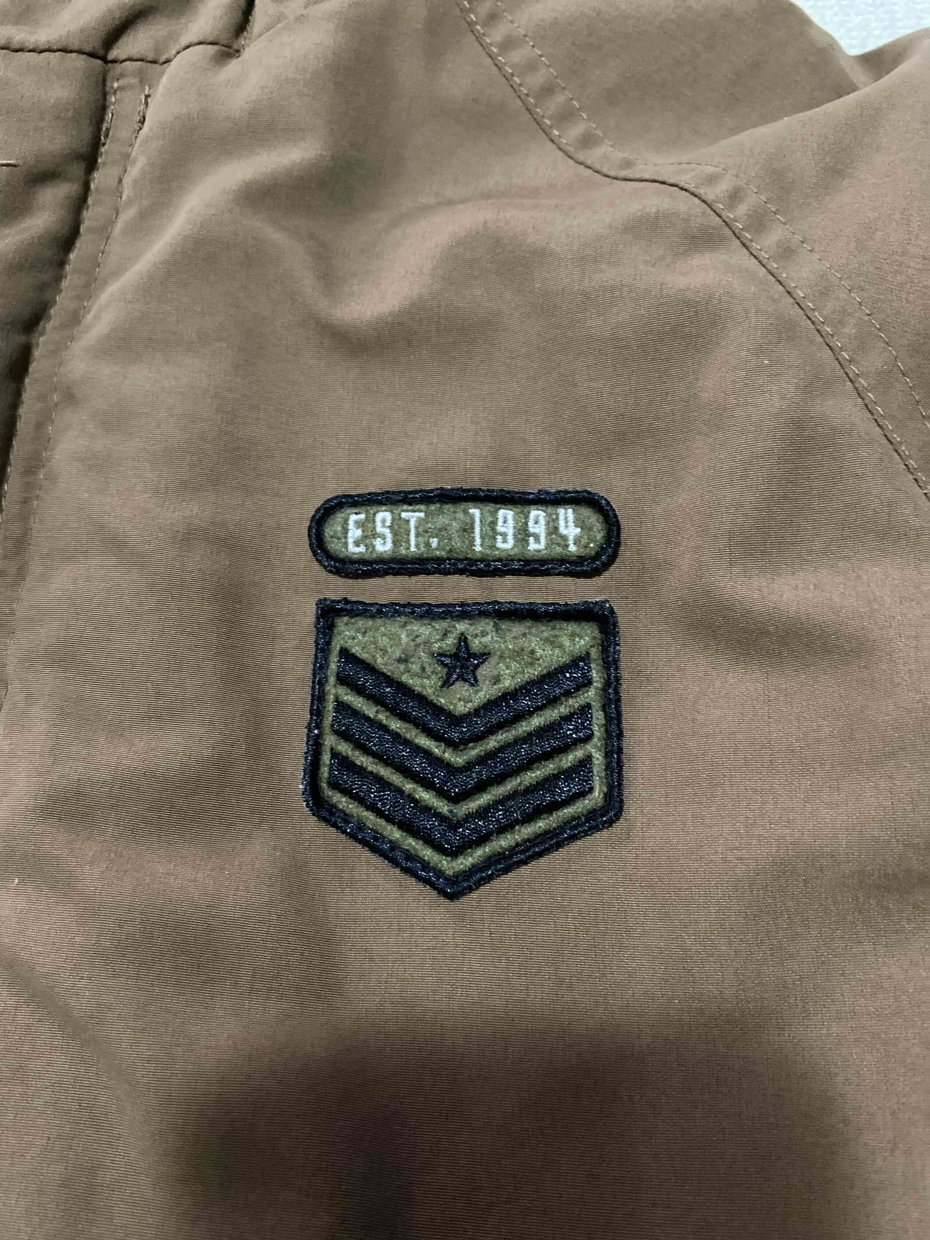 Parka marrón con chiporro por dentro talla 8 - miniatura 2