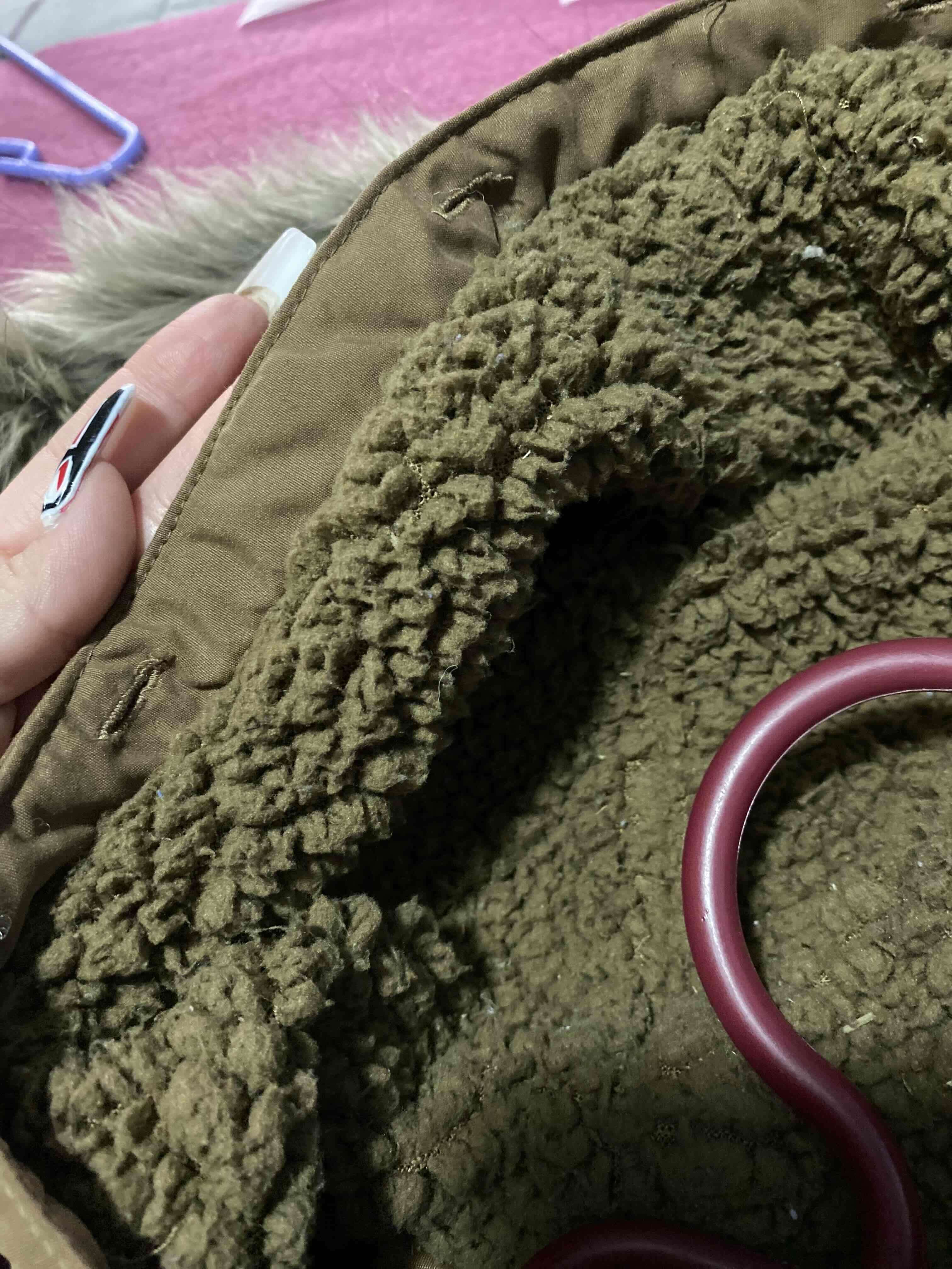 Parka marrón con chiporro por dentro talla 8 - miniatura 4