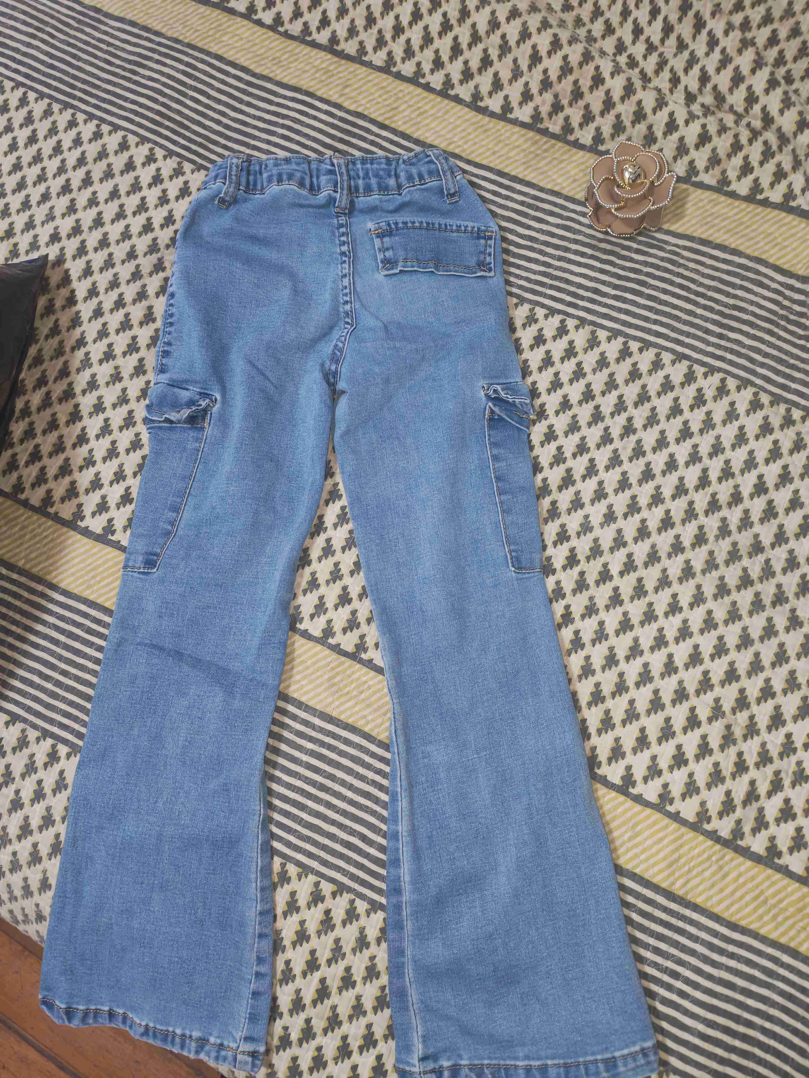 Jeans cargo de niño azul - miniatura 2