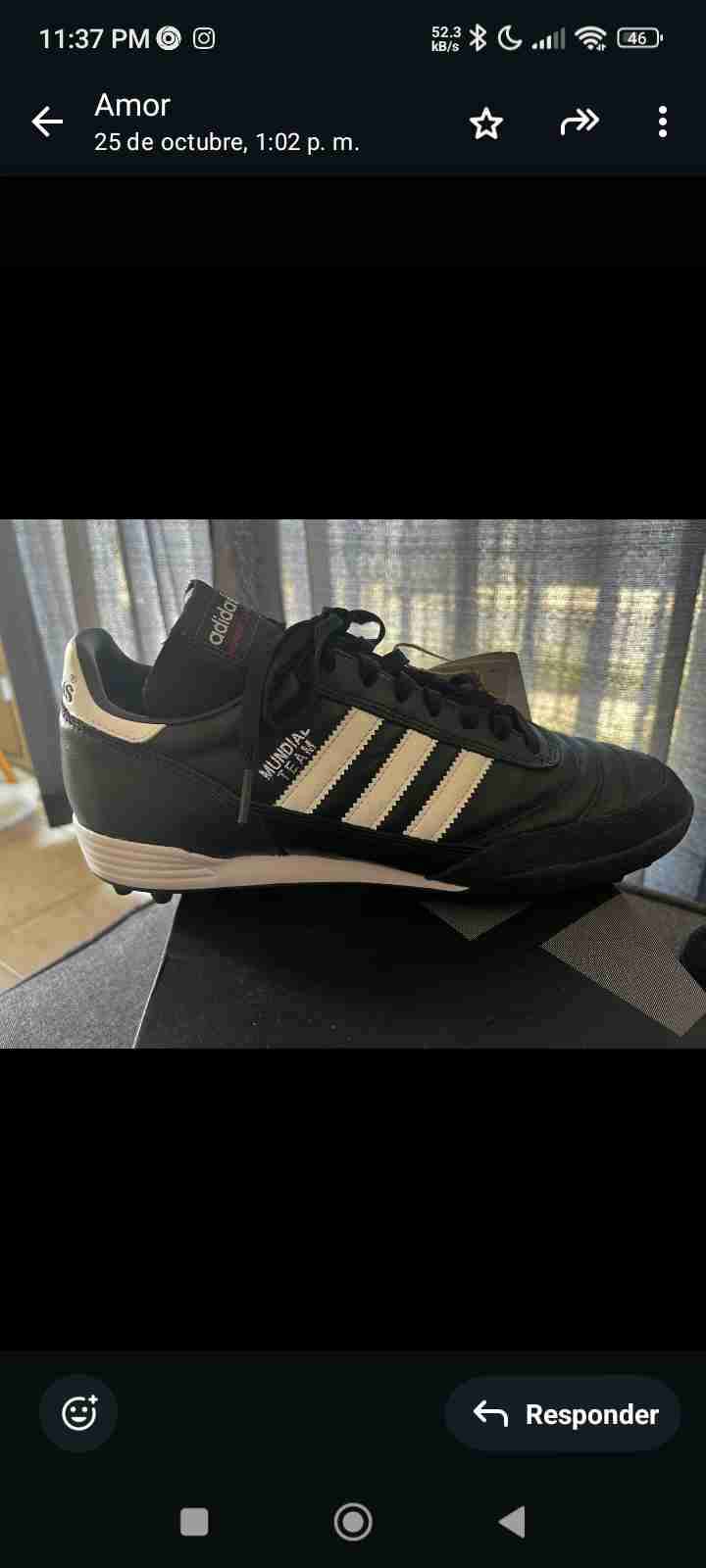 Zapatillas de futbol negras nuevas - miniatura 6