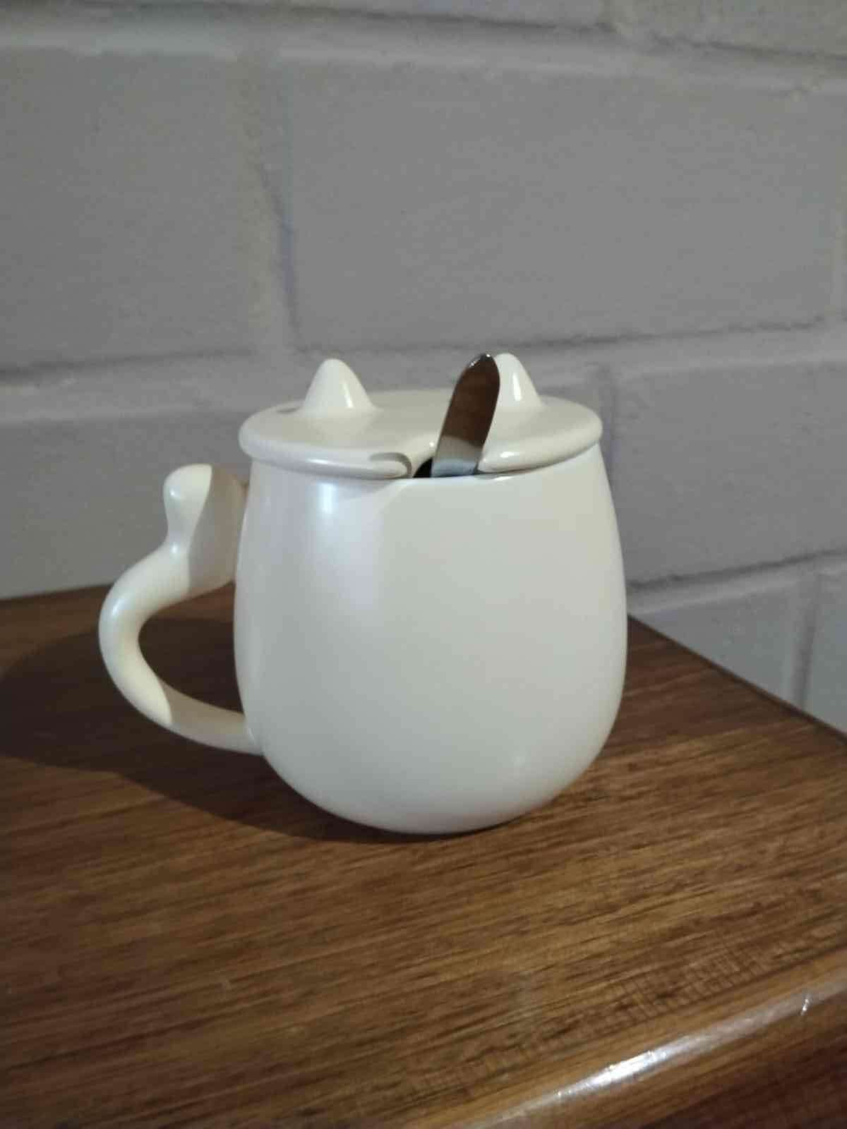 Tazón con diseño de gato - miniatura 3