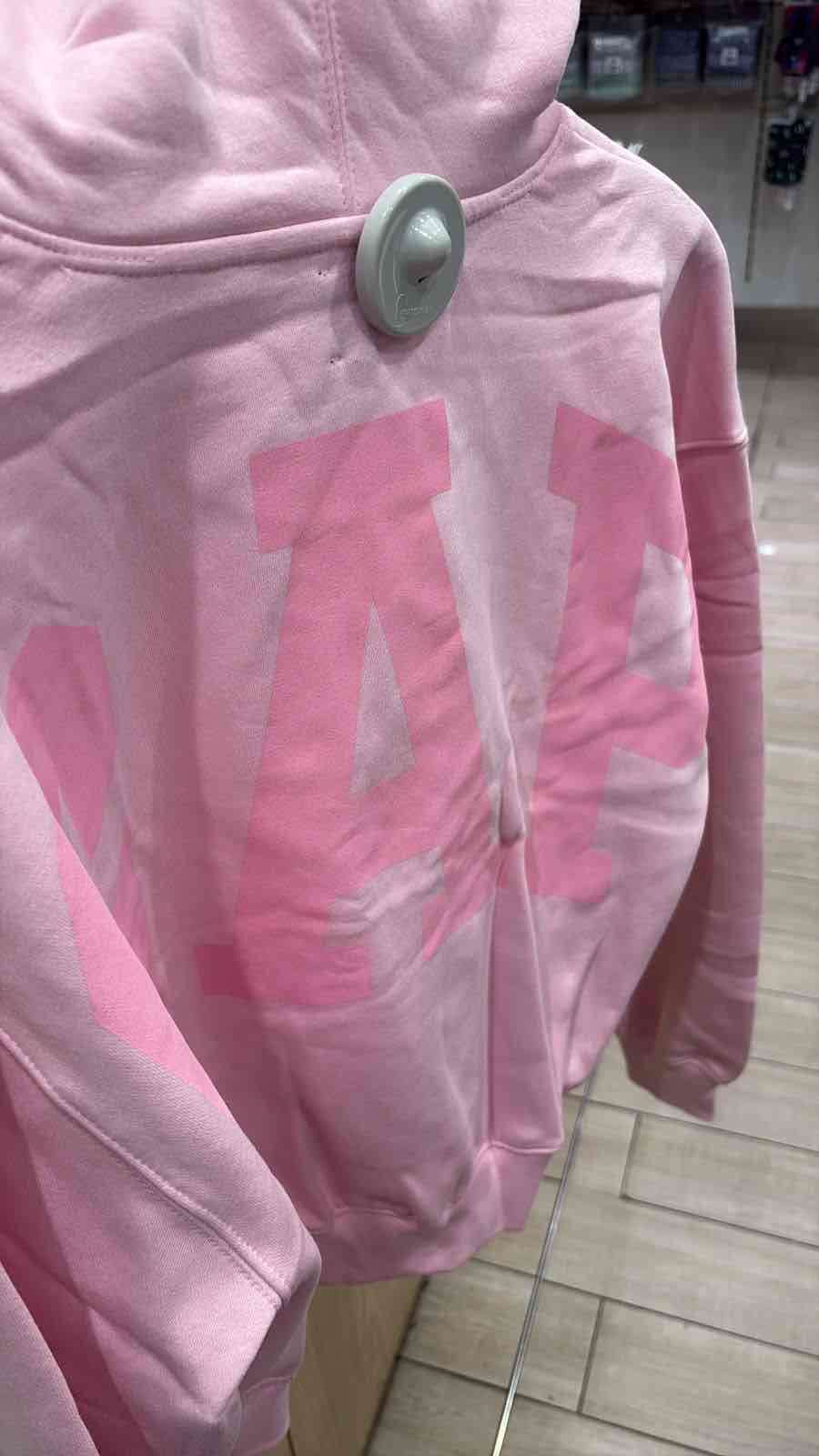 Polerón rosa con capucha GAP ORIGINALES