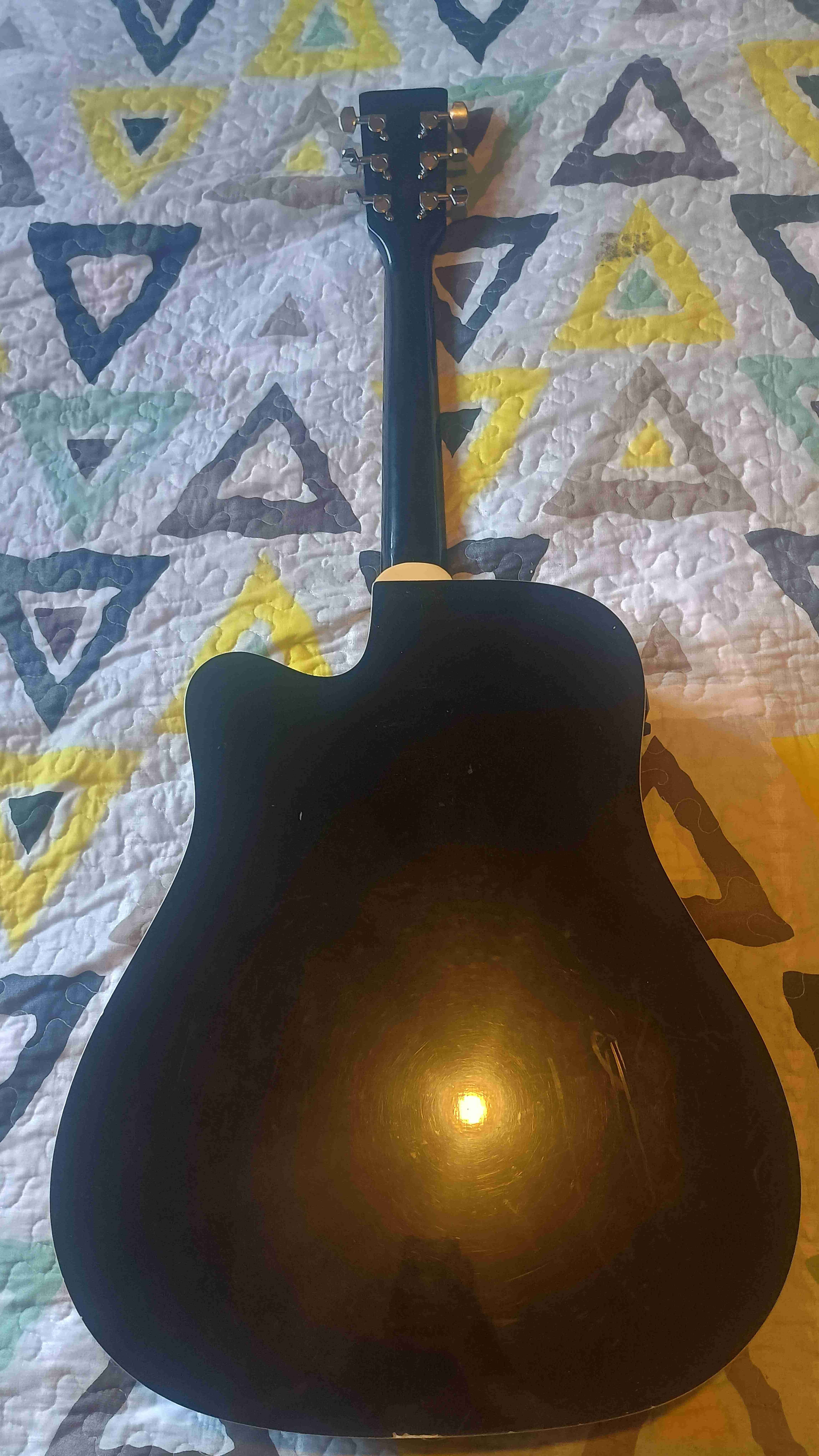 Guitarra acústica negra Suzuki - miniatura 2