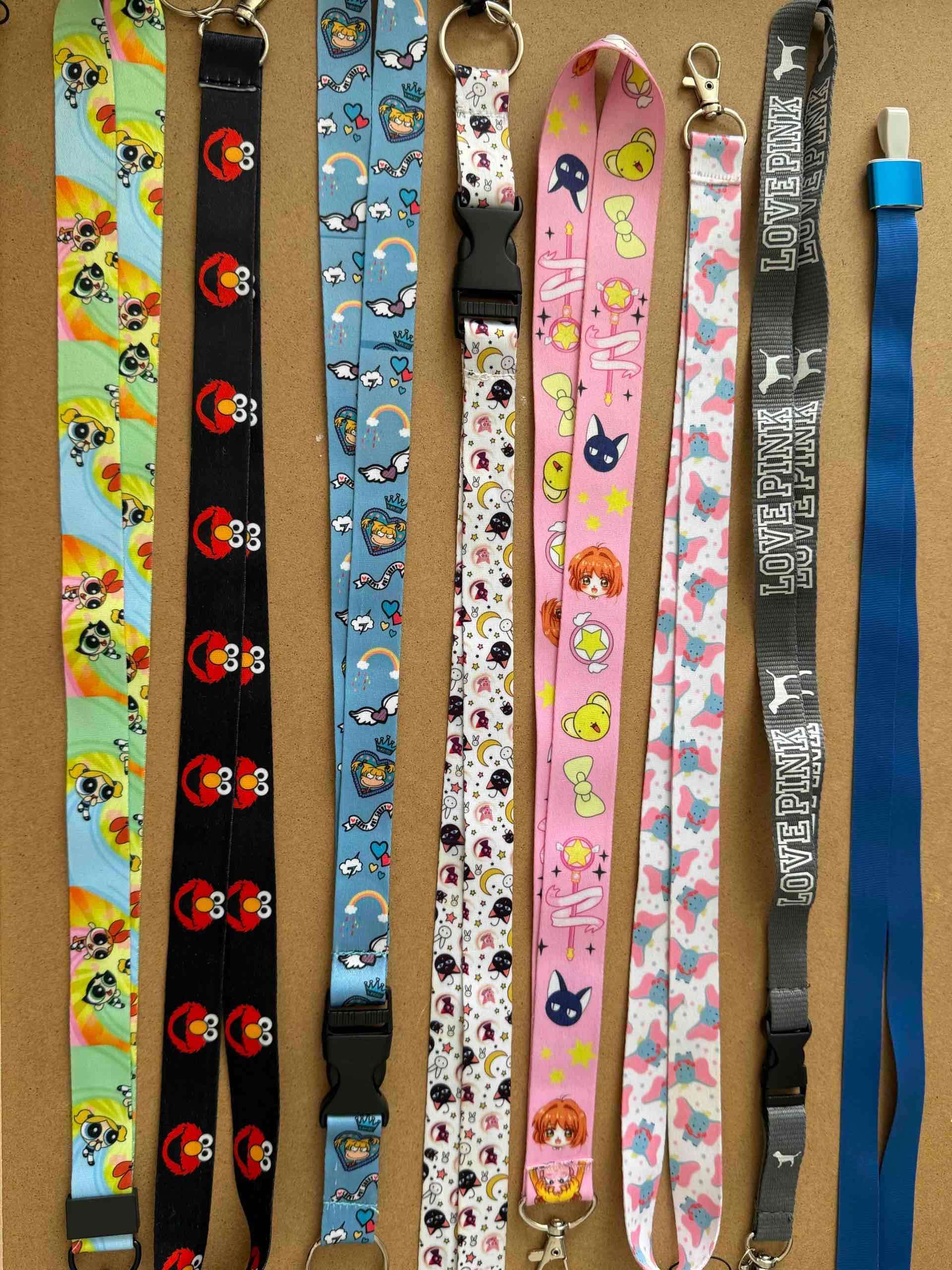 Pack de lanyards coloridos