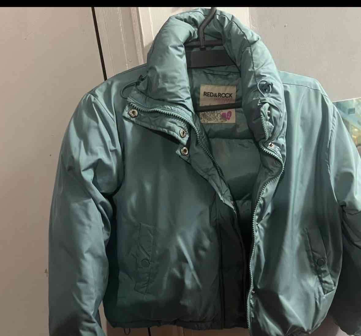 Chaqueta acolchada verde