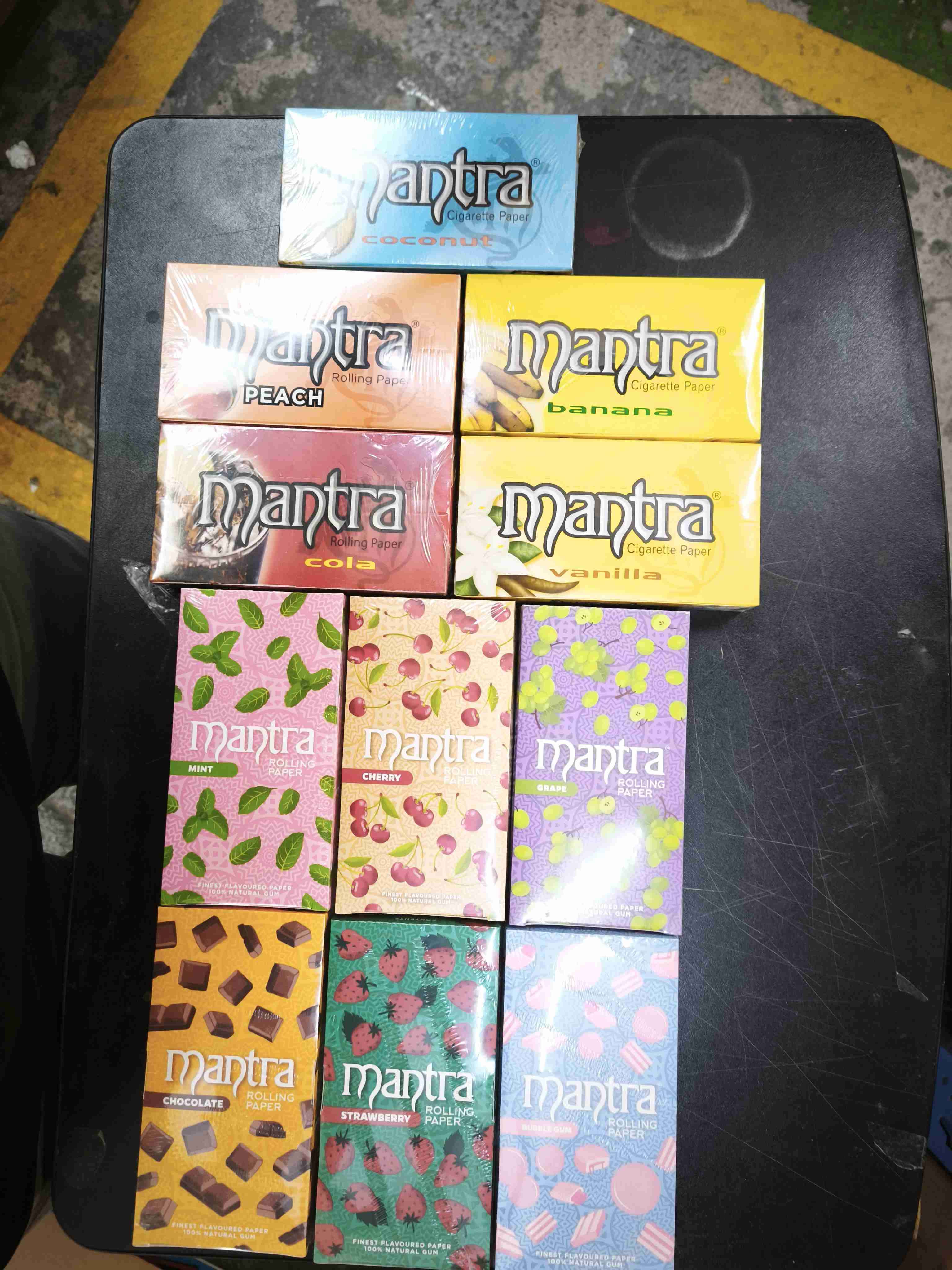 Box 25un. Papel de fumar Mantra sabores variados - miniatura 2