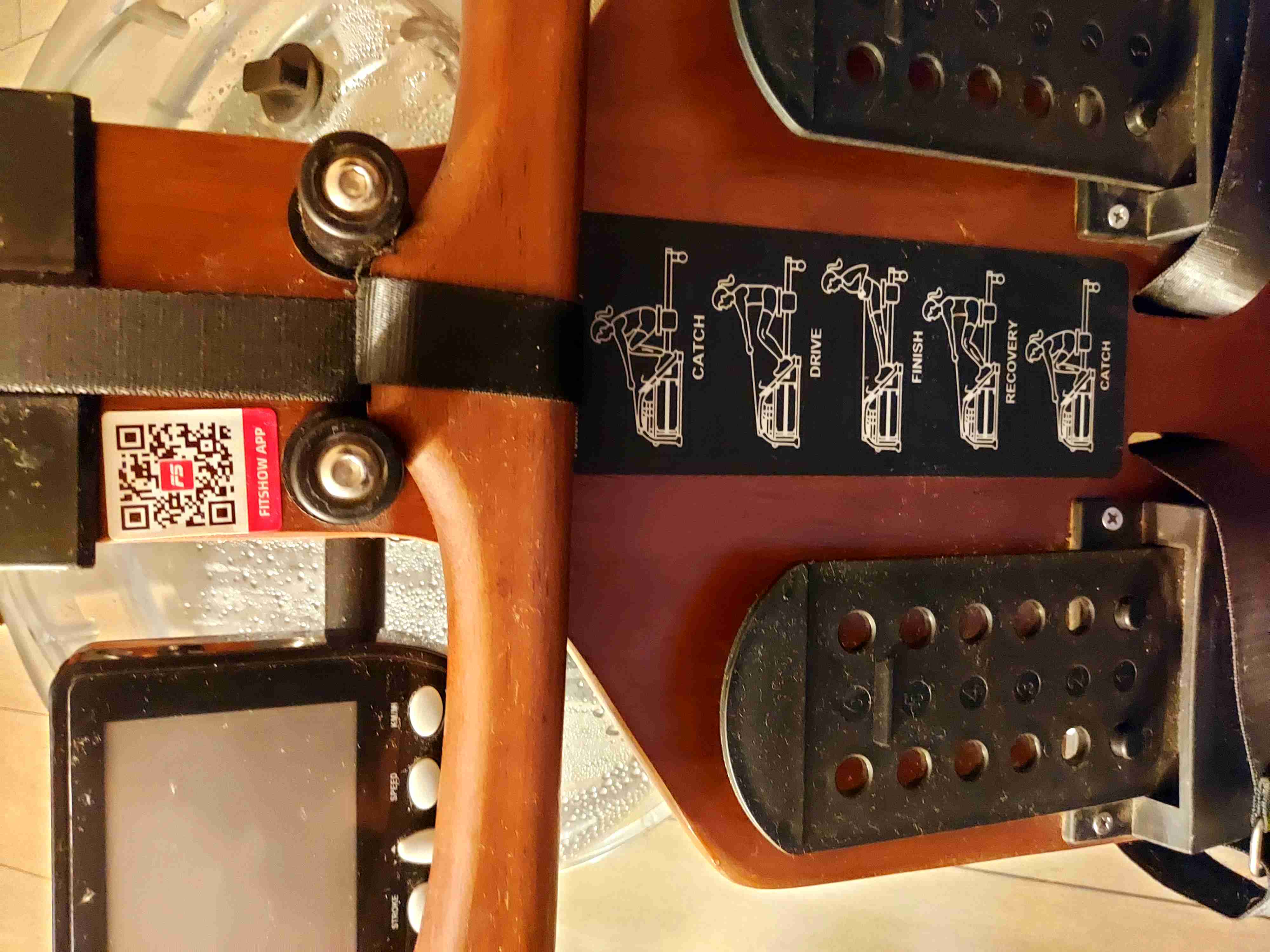 Máquina de remo de madera y agua - miniatura 3