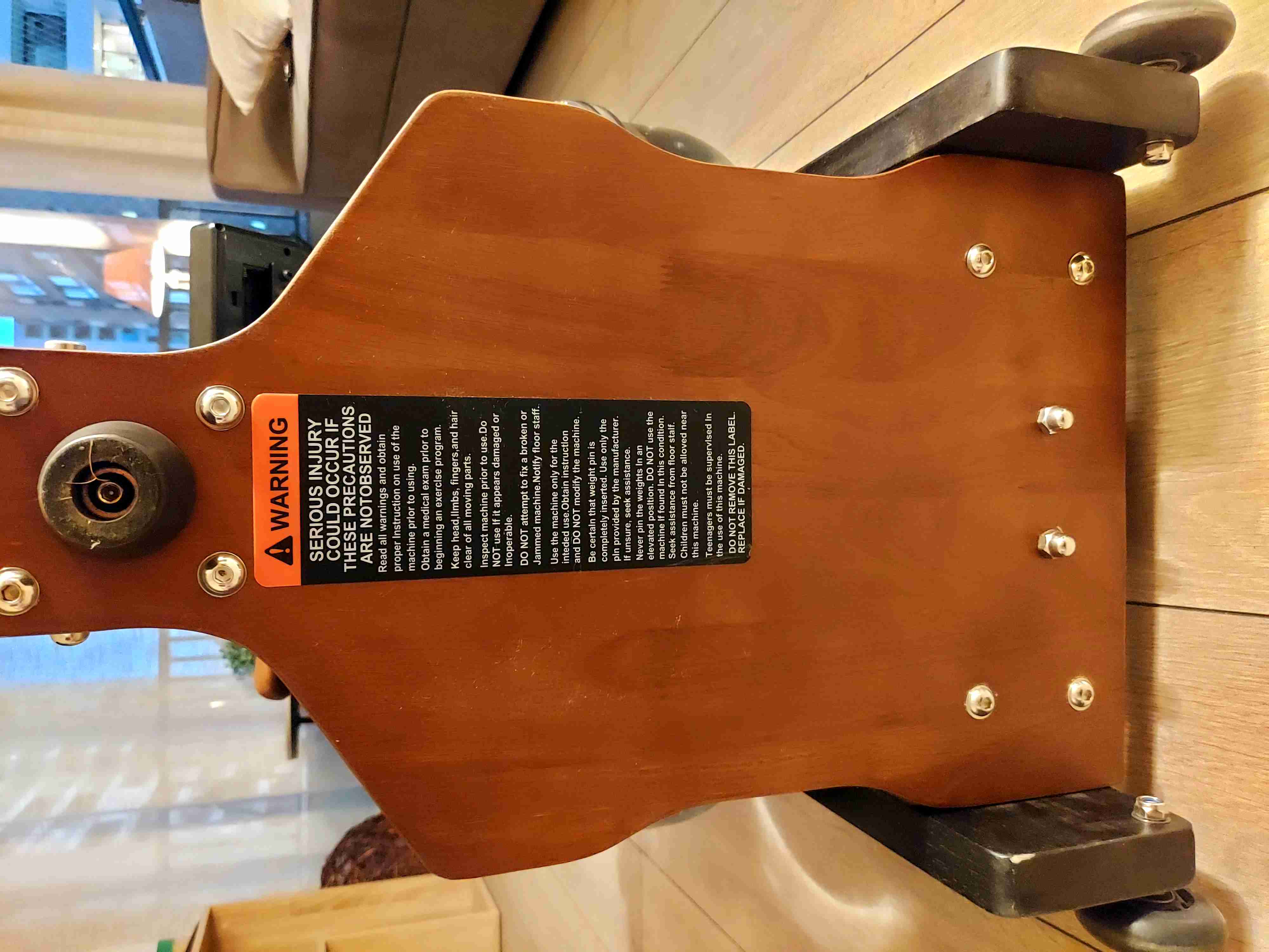 Máquina de remo de madera y agua - miniatura 4