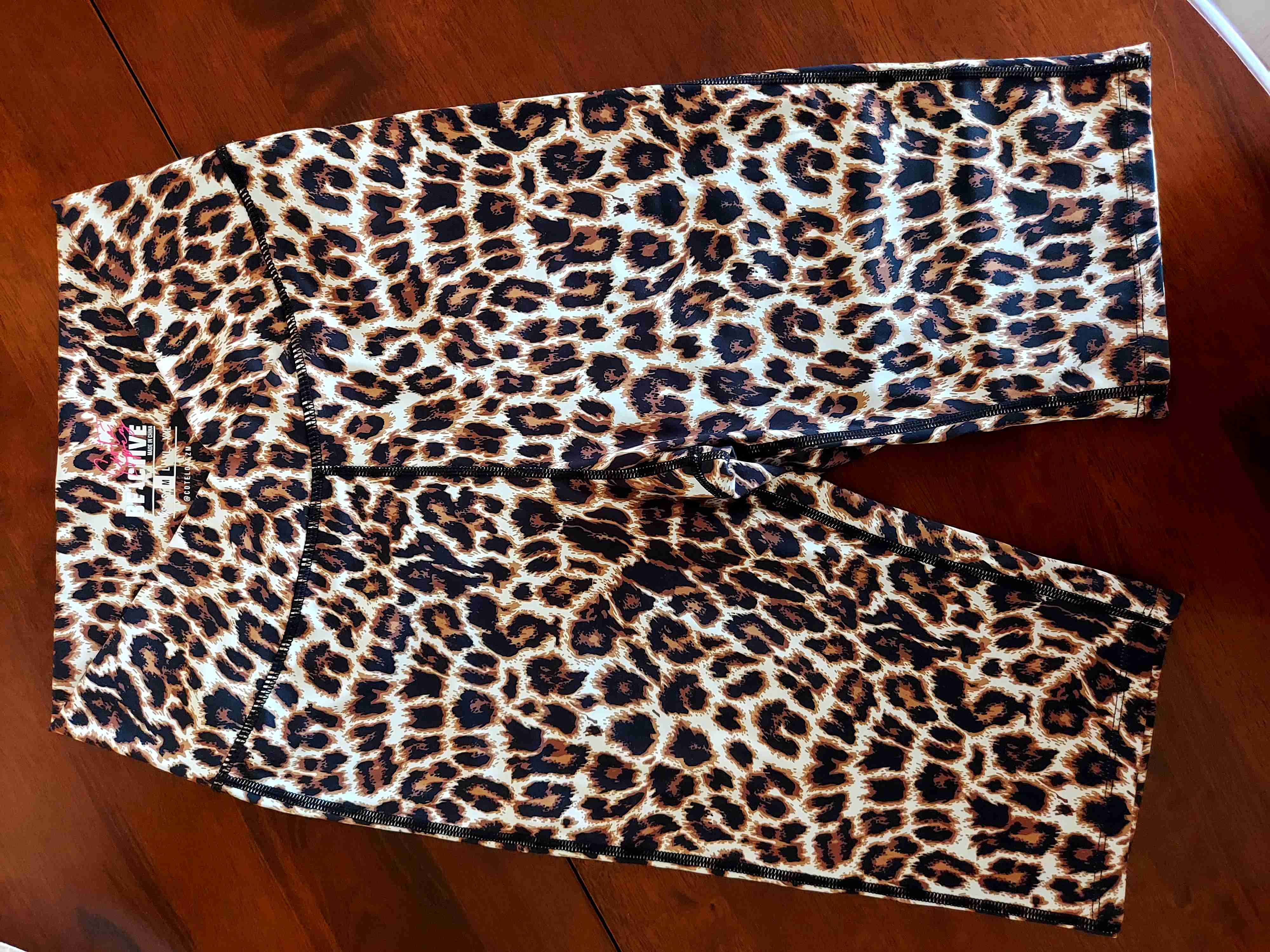 Biker estampado leopardo talla M - miniatura 2