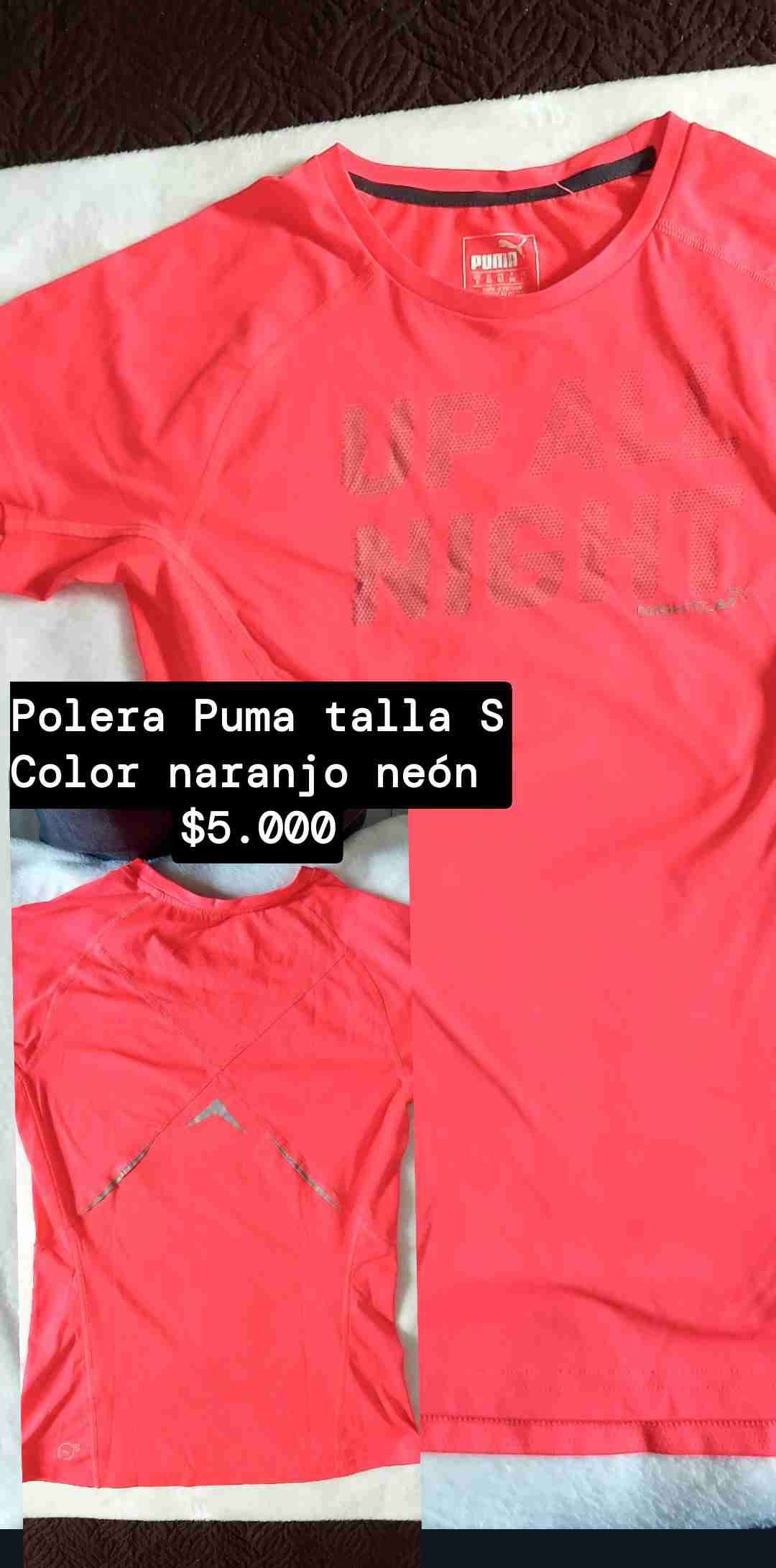 Polera deportiva Puma coral - miniatura 3