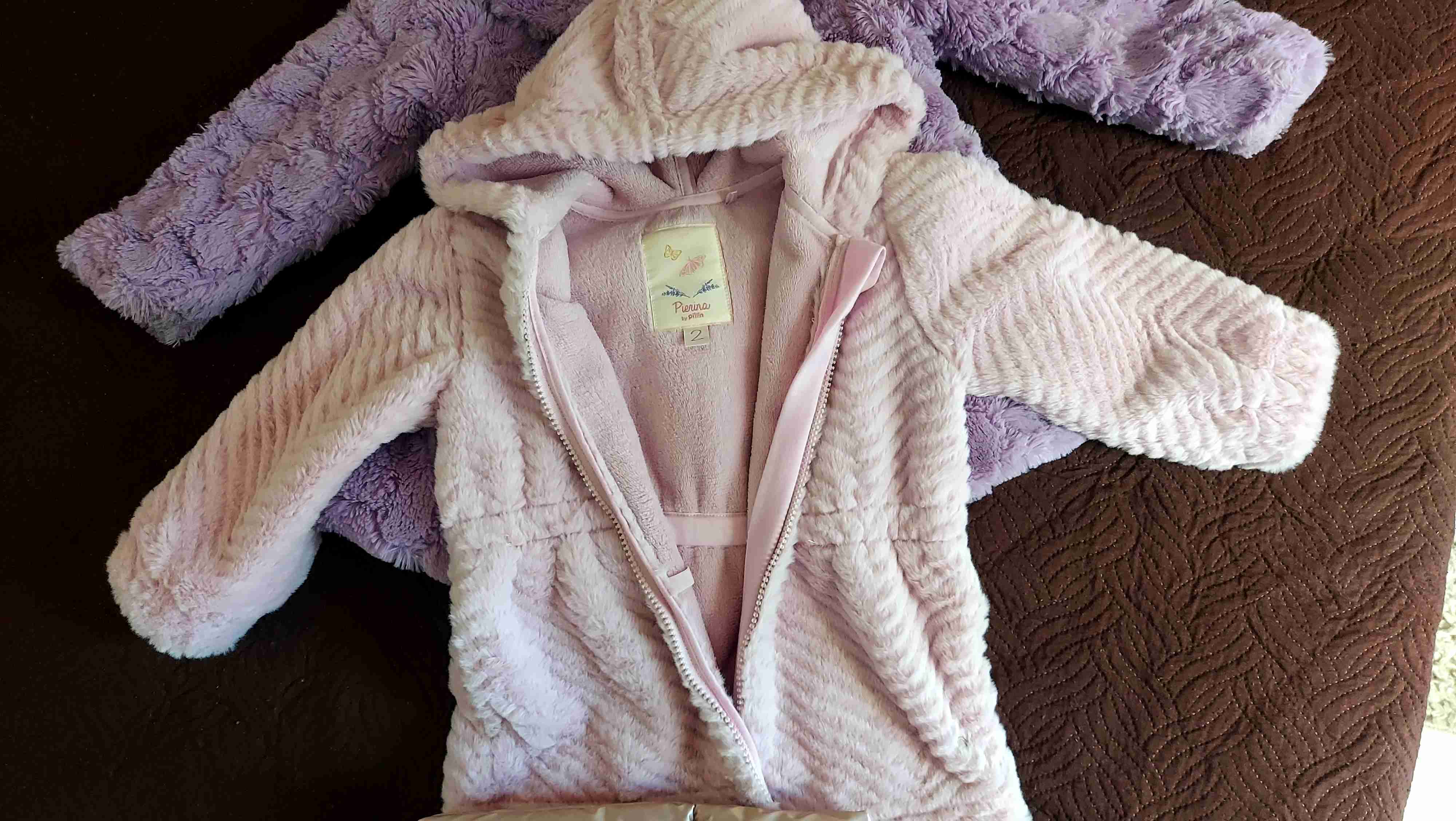 Chaqueta acolchado rosado niña - miniatura 5