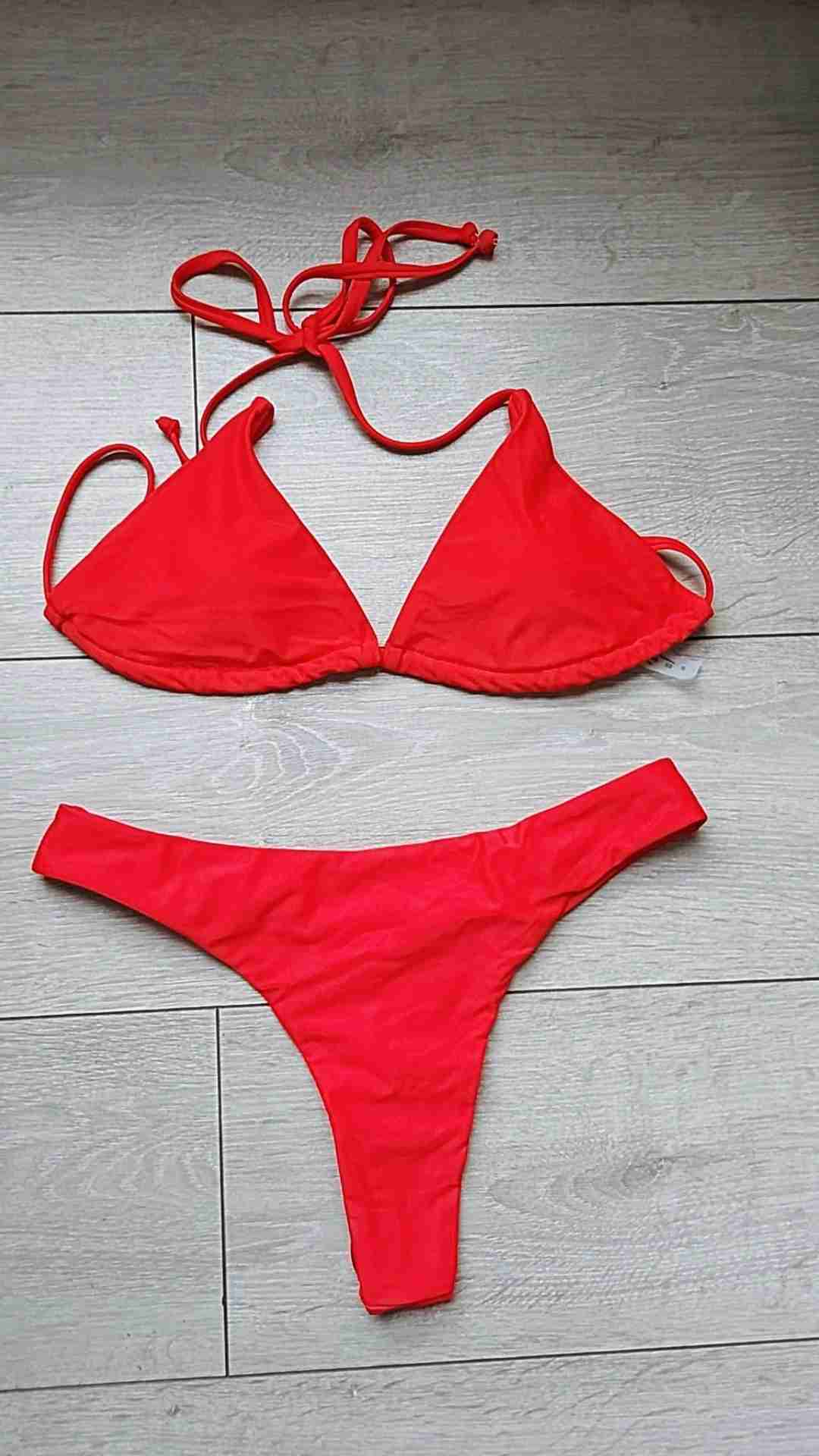 Bikini rojo nuevo talla M - miniatura 3