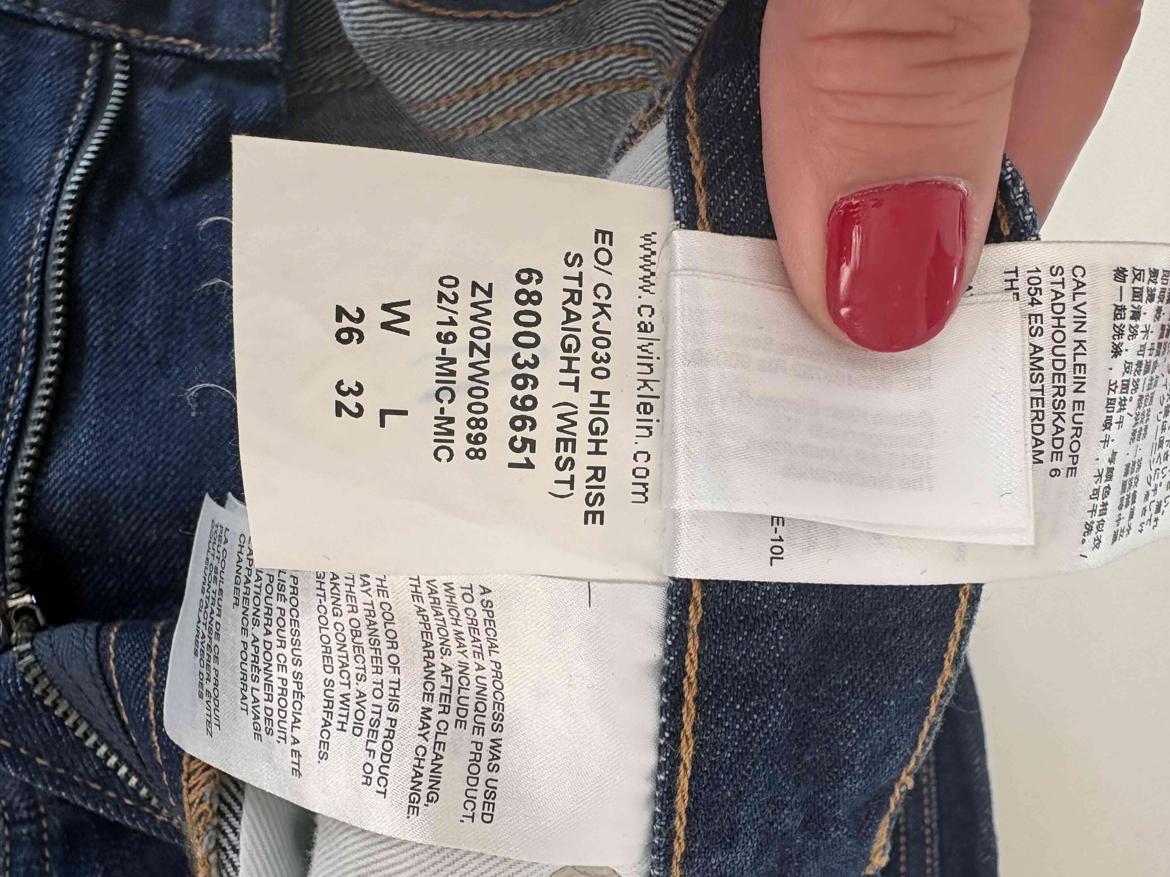 Jeans Calvin Klein azul oscuro - miniatura 6